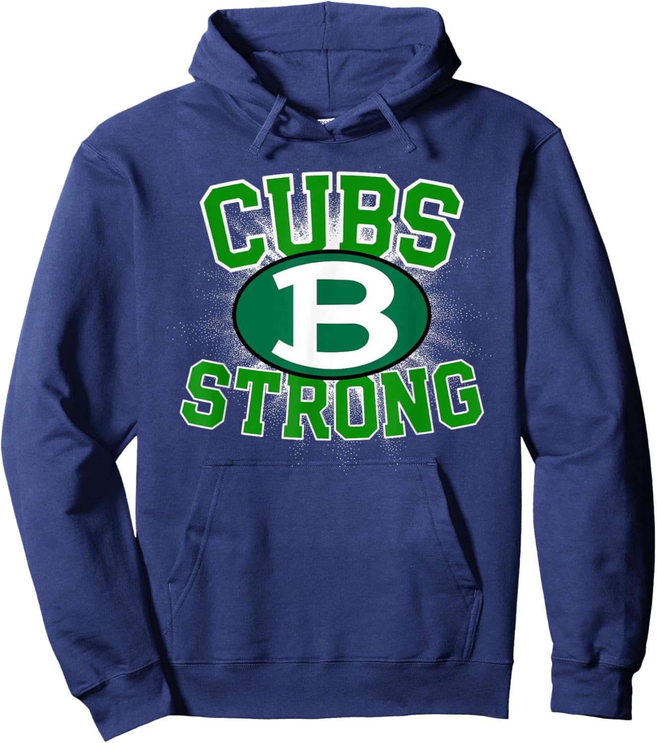 Brenham Cubs Logo Strong Flag HS Hoodie - Hoodie | Navy