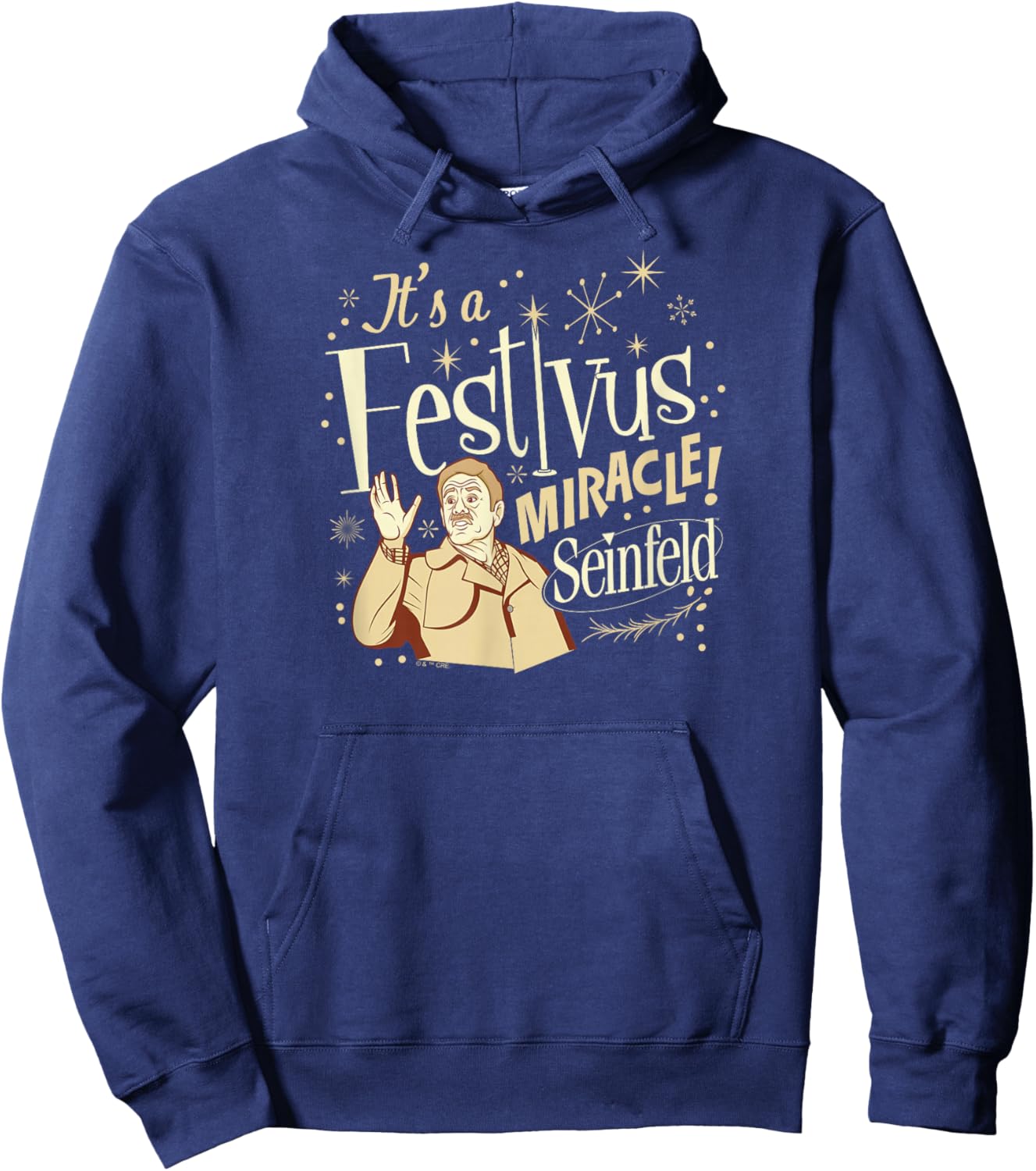 Seinfeld - It's A Festivus Miracle Hoodie - Hoodie | Navy