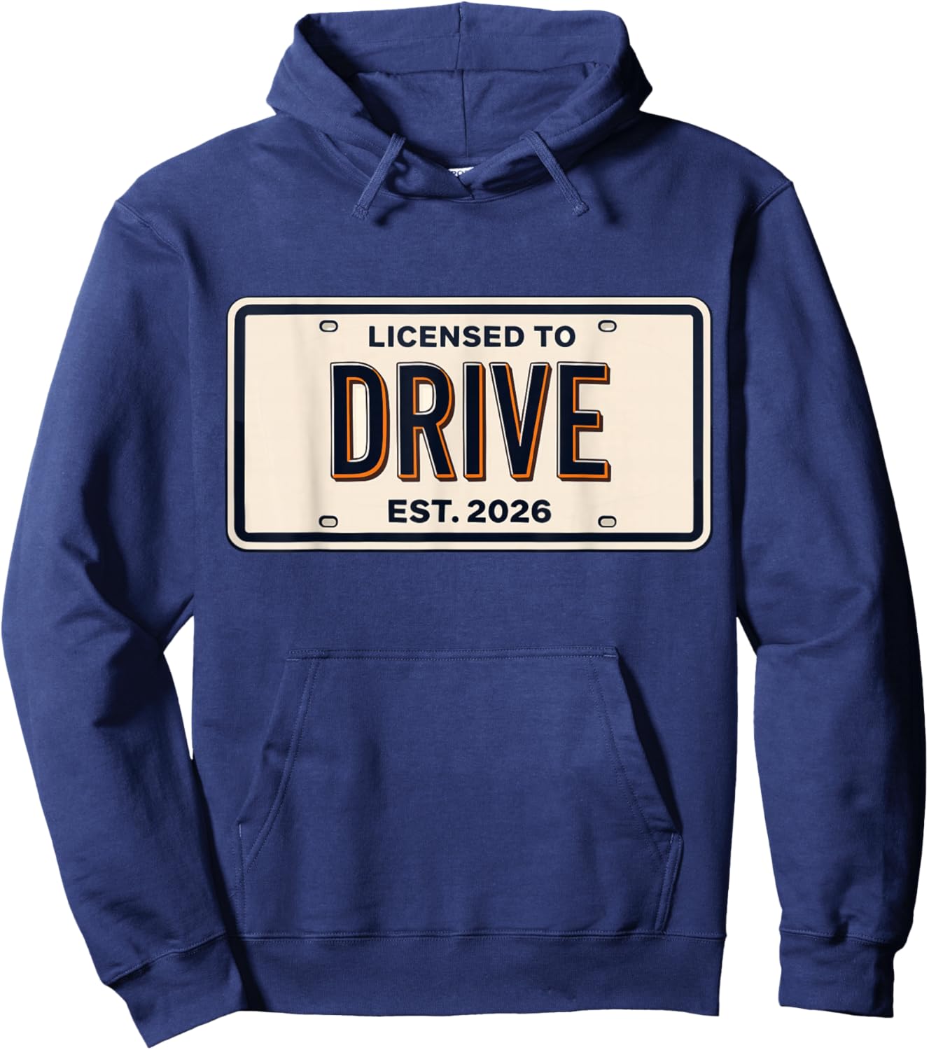 Licensed to Drive New Drivers License Est 2026 Hoodie - Hoodie | Navy