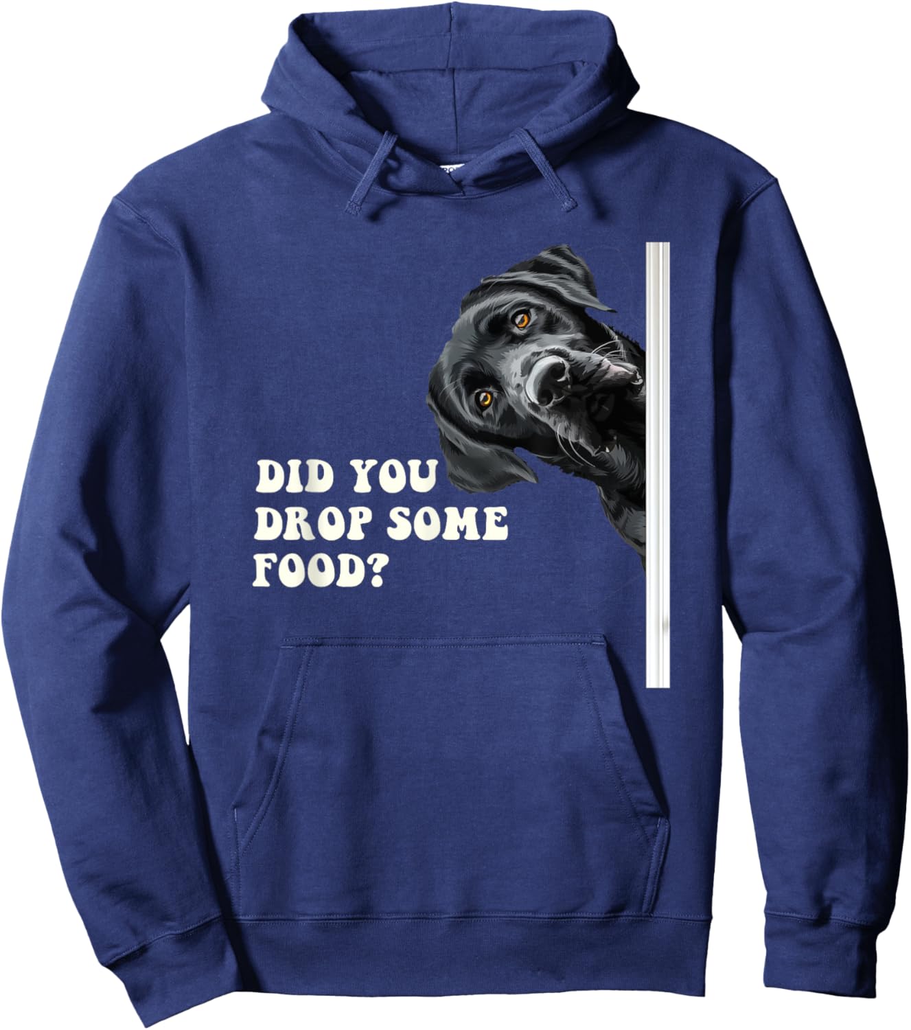 Black Labrador Funny Shirt Hoodie - Hoodie | Navy