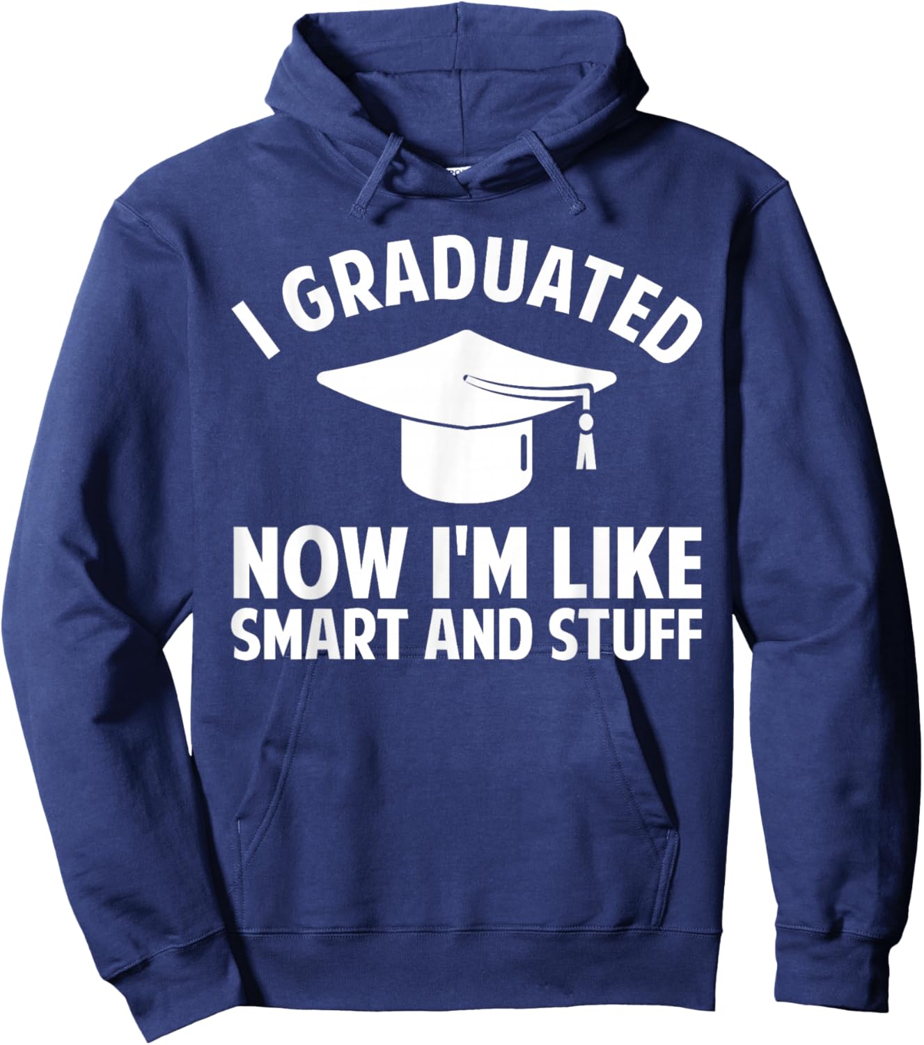 Funny Graduation Art Women Masters Degree Graduate Hoodie - Hoodie | Navy