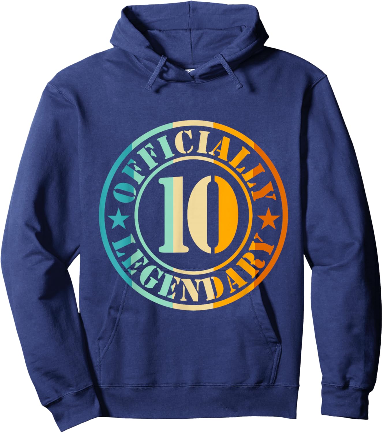 10. Geburtstag Junge Mädchen Legende Level 10 Jahre Hoodie - Hoodie | Navy