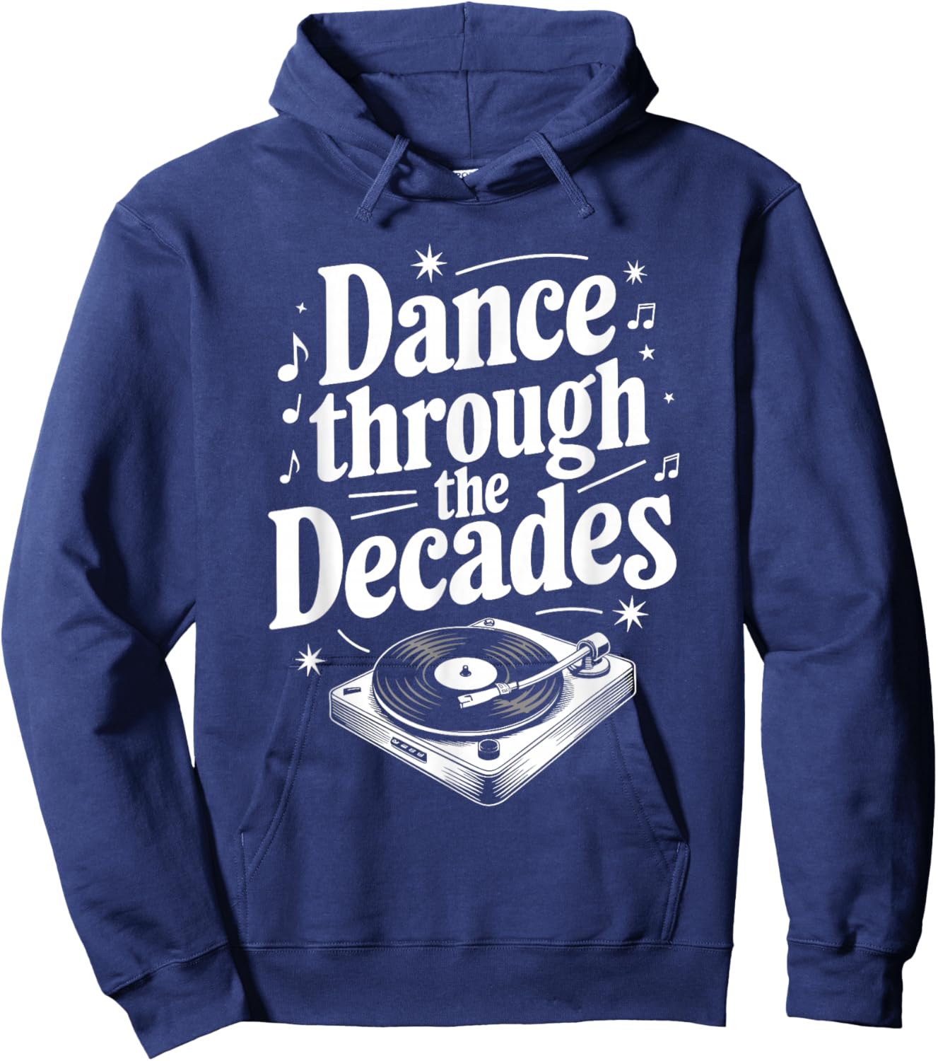 Decades Of Dance Retro Dance Moves Dance Enthusiast Dance Hoodie - Hoodie | Navy