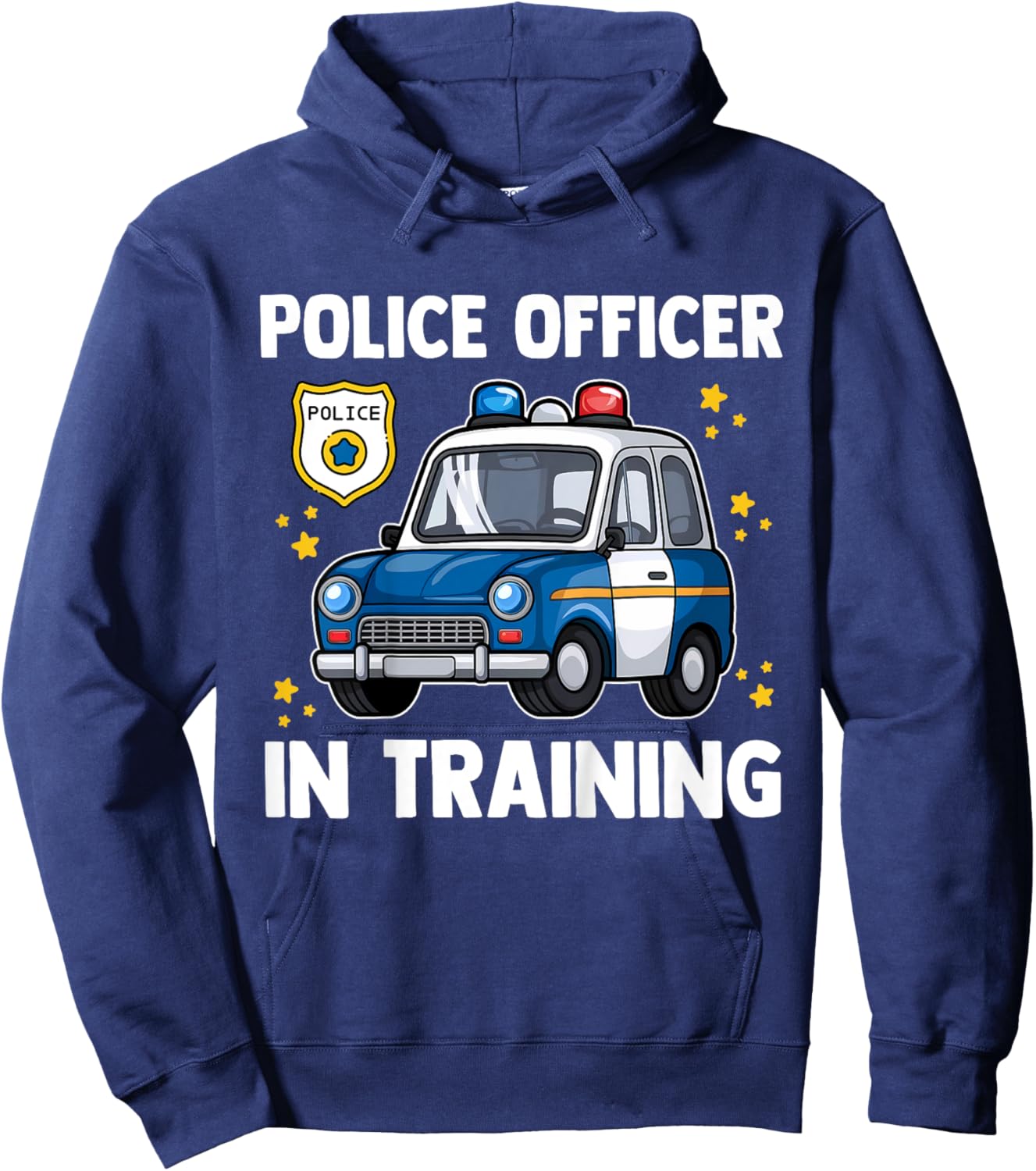 Kids Police Officer In Training Policeman Cop Birthday Youth Boys Hoodie - Hoodie | Navy