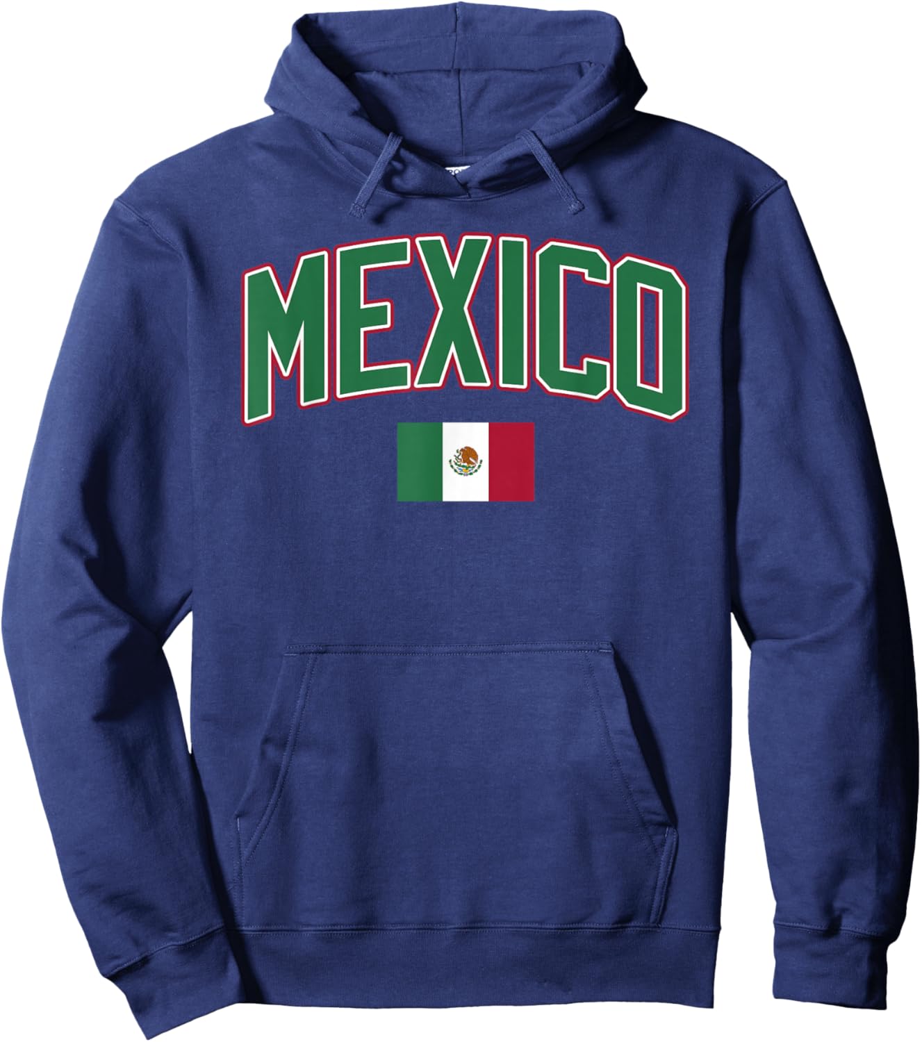 Mexico Flag Mexican Hispanic Siesta Pride Vintage Hoodie - Hoodie | Navy