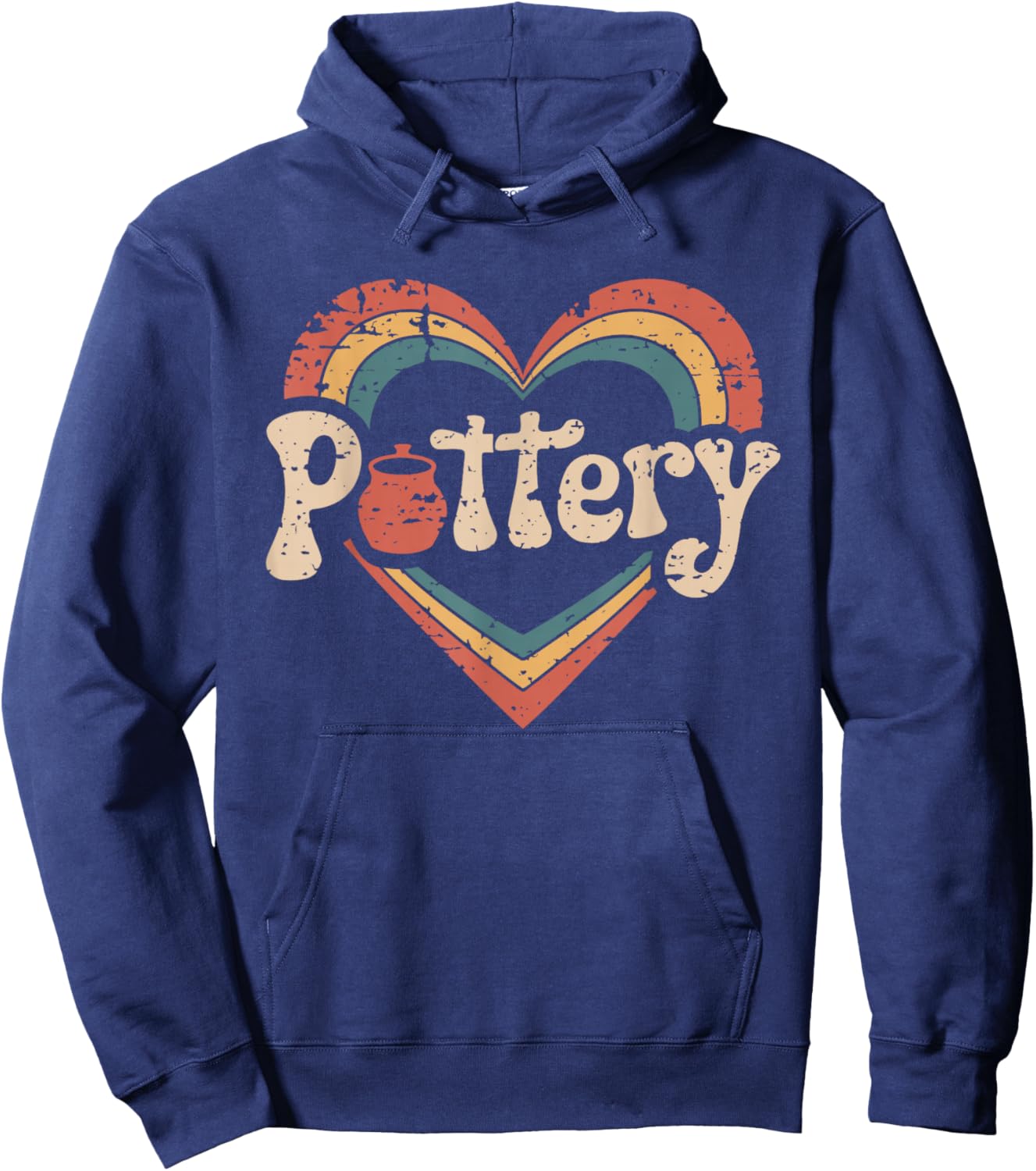 Funny Pottery Lover Ceramic Artist JM Black Classic Modern Lightweight Classic Fit Polyester 100% Adults Hoodie - Hoodie | Navy