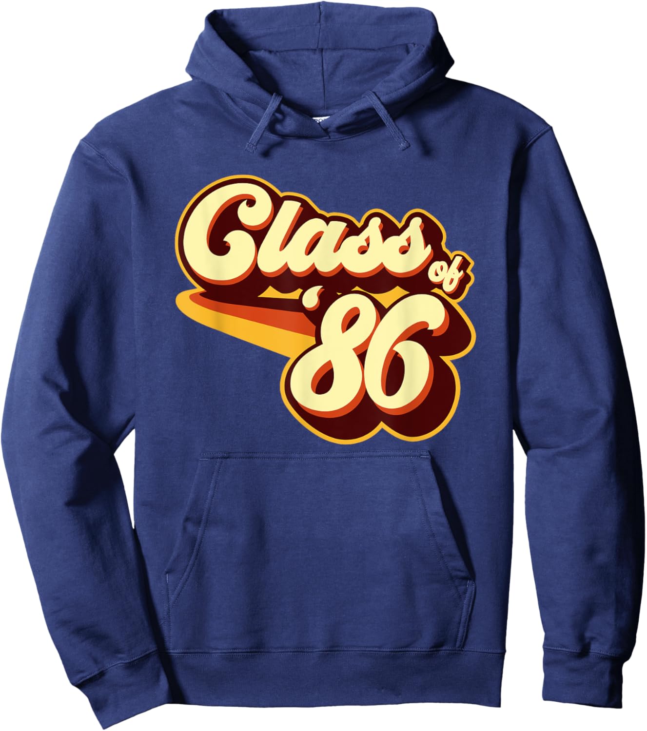 Class of 86 Reunion Retro 1986 Hoodie - Hoodie | Navy
