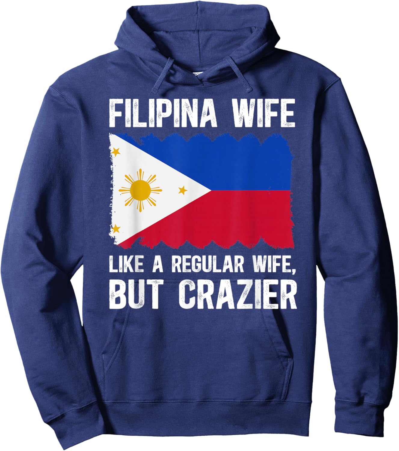 Funny Filipina Wife Husband of A Filipina Wife Hoodie - Hoodie | Navy