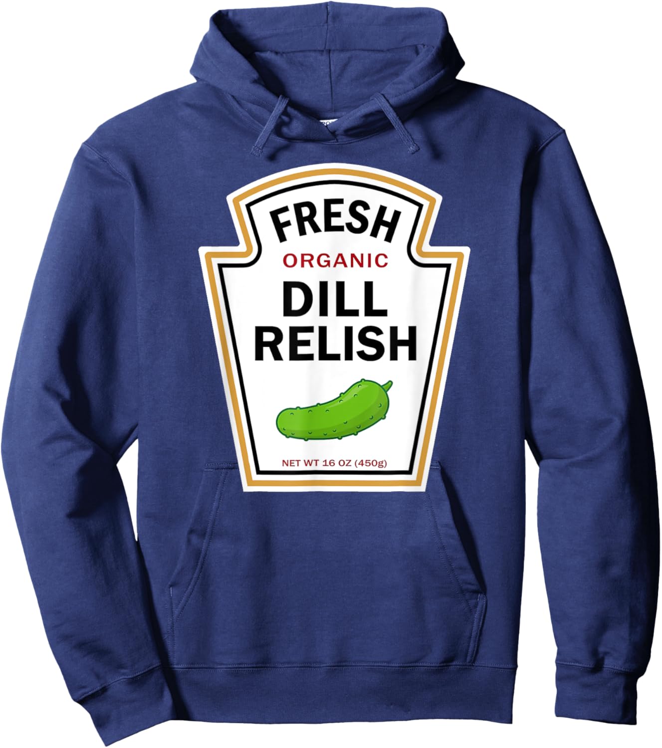 Dill Relish Easy Halloween Costume Diy Group Matching Couple Hoodie - Hoodie | Navy