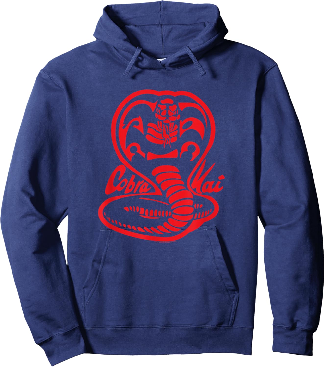 Cobra Kai Red Cobra Logo TV Show Hoodie - Hoodie | Navy