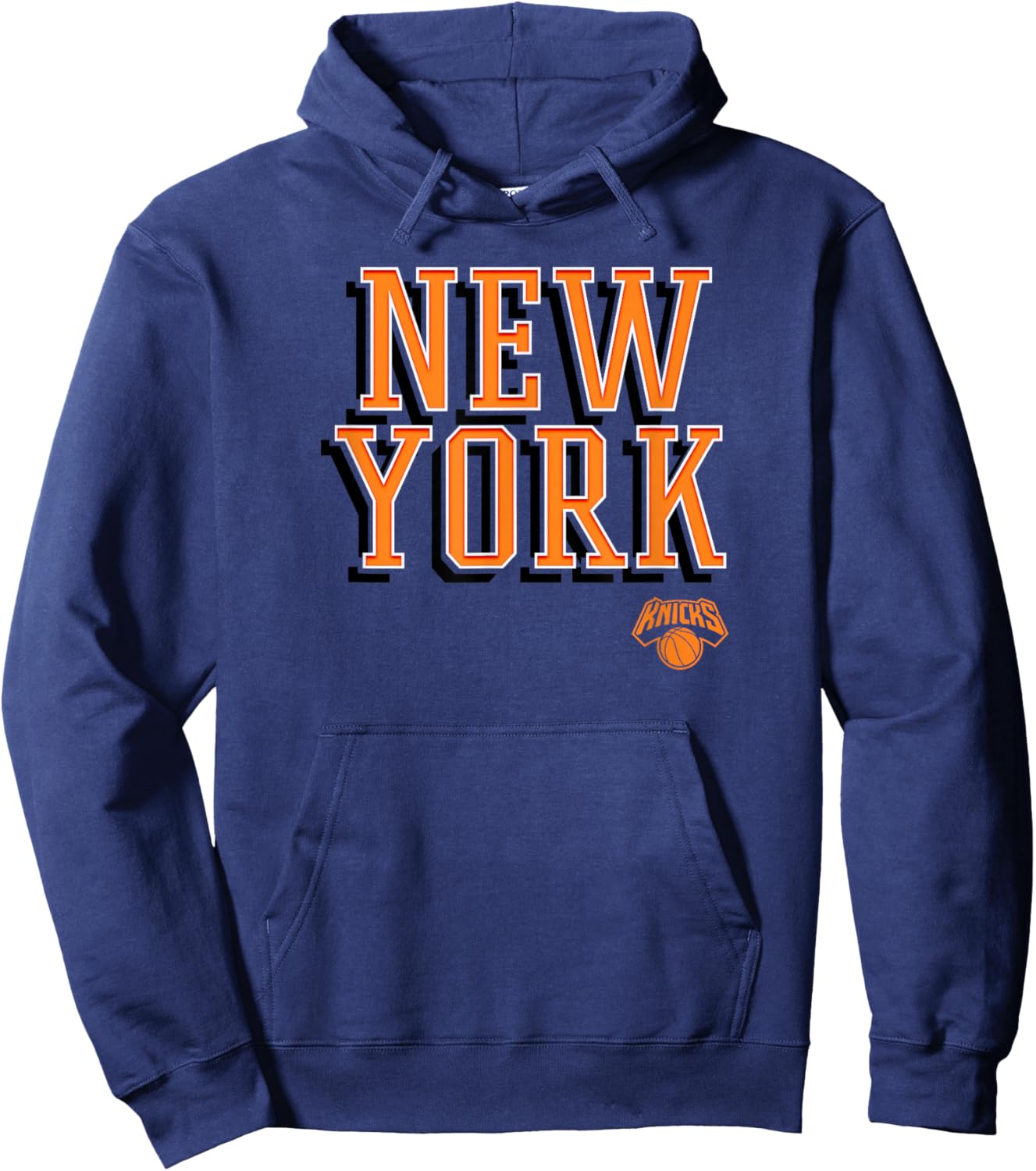 Logo NBA - New York Knicks City Wordmark Hoodie - Hoodie | Navy