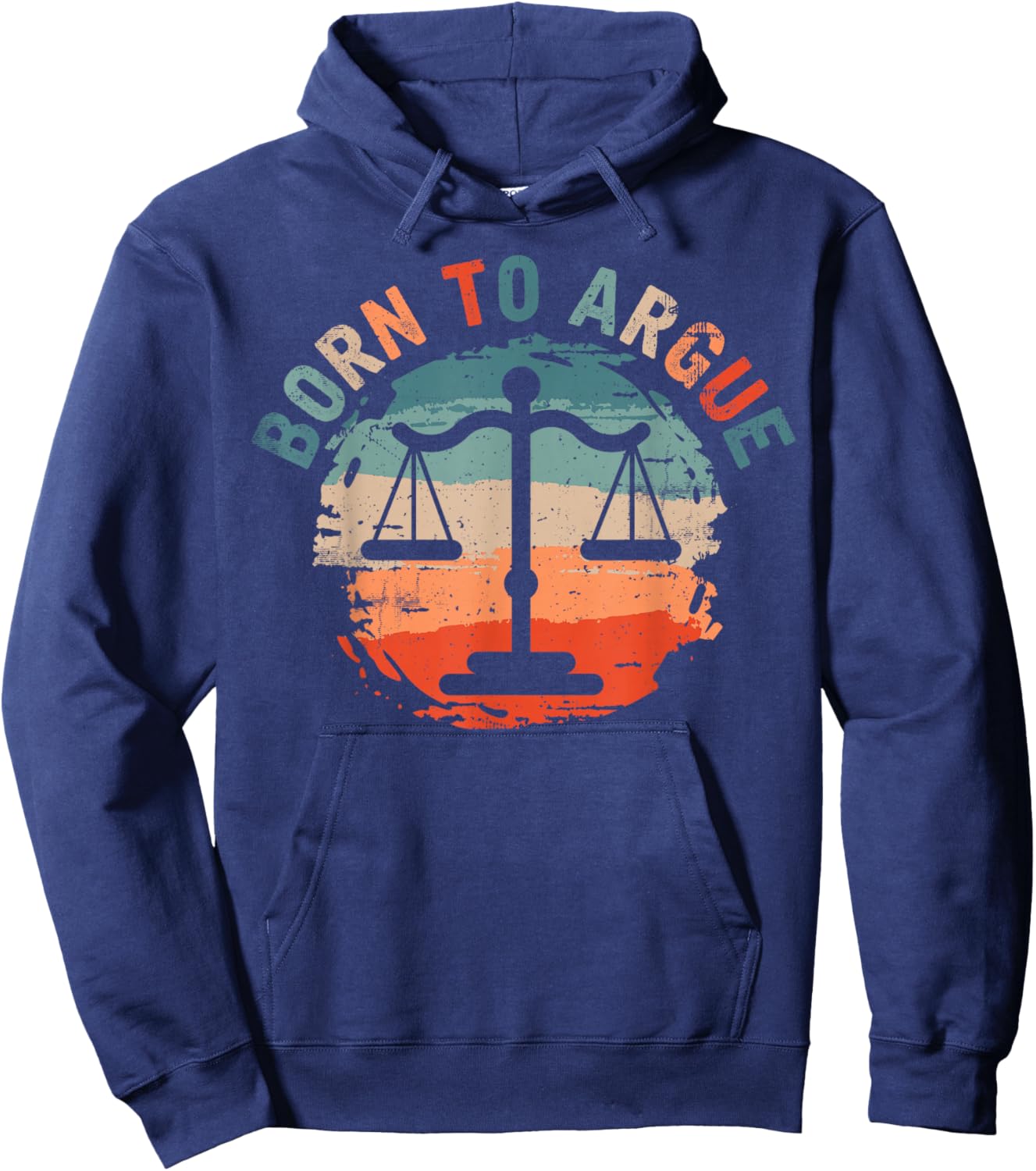 Born To Argue Hoodie - Hoodie | Navy