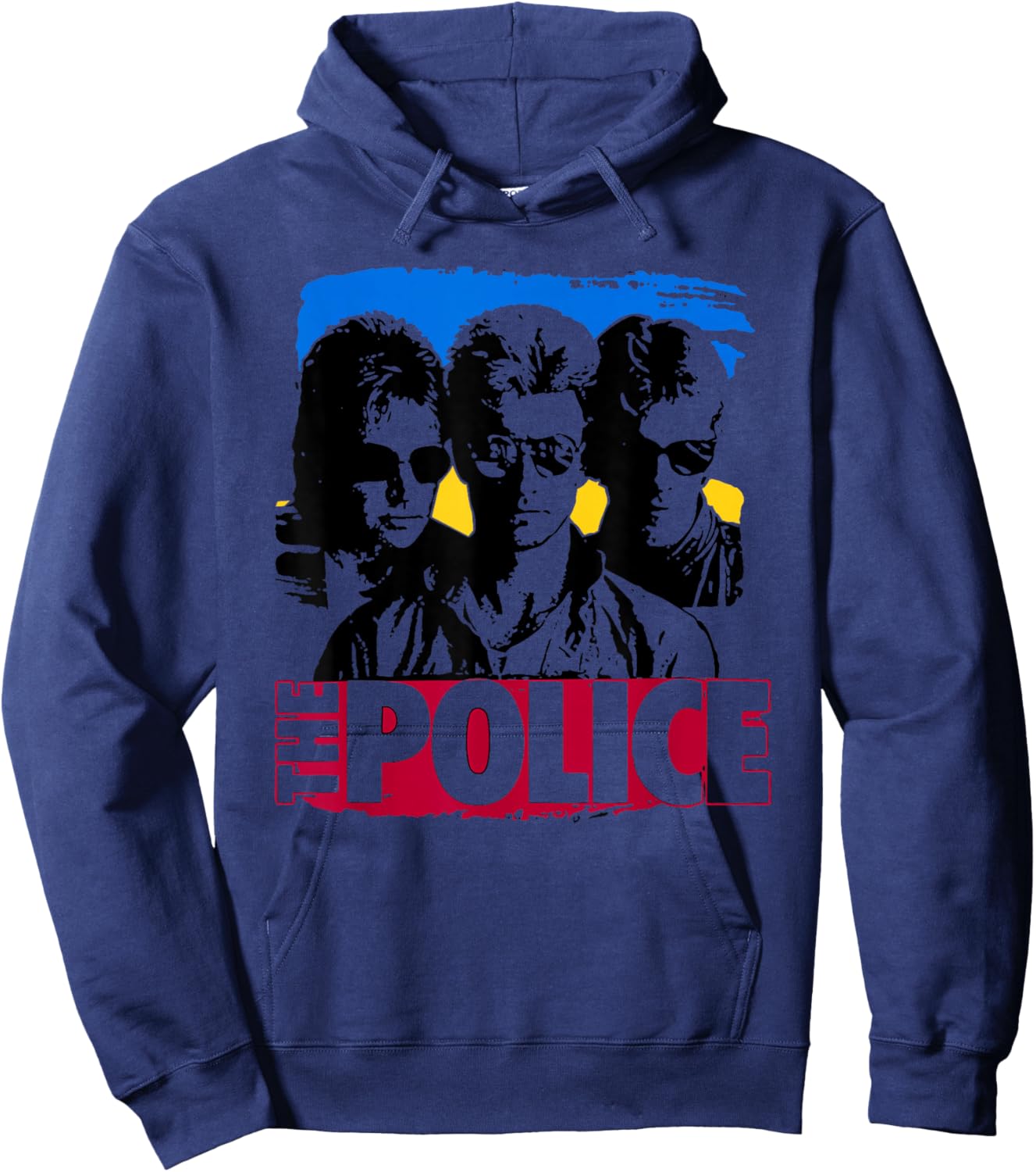 Officiel The Police Sunglasses Artwork Hoodie - Hoodie | Navy