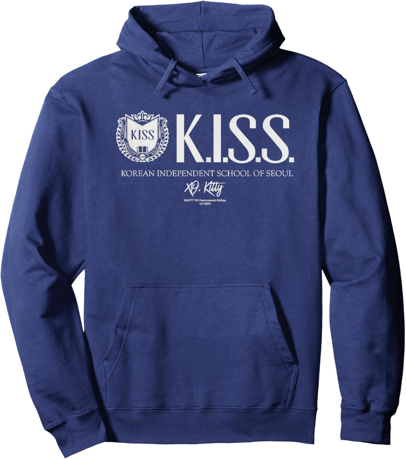 XO, Kitty KISS Officially Licenced Hoodie - Hoodie | Navy