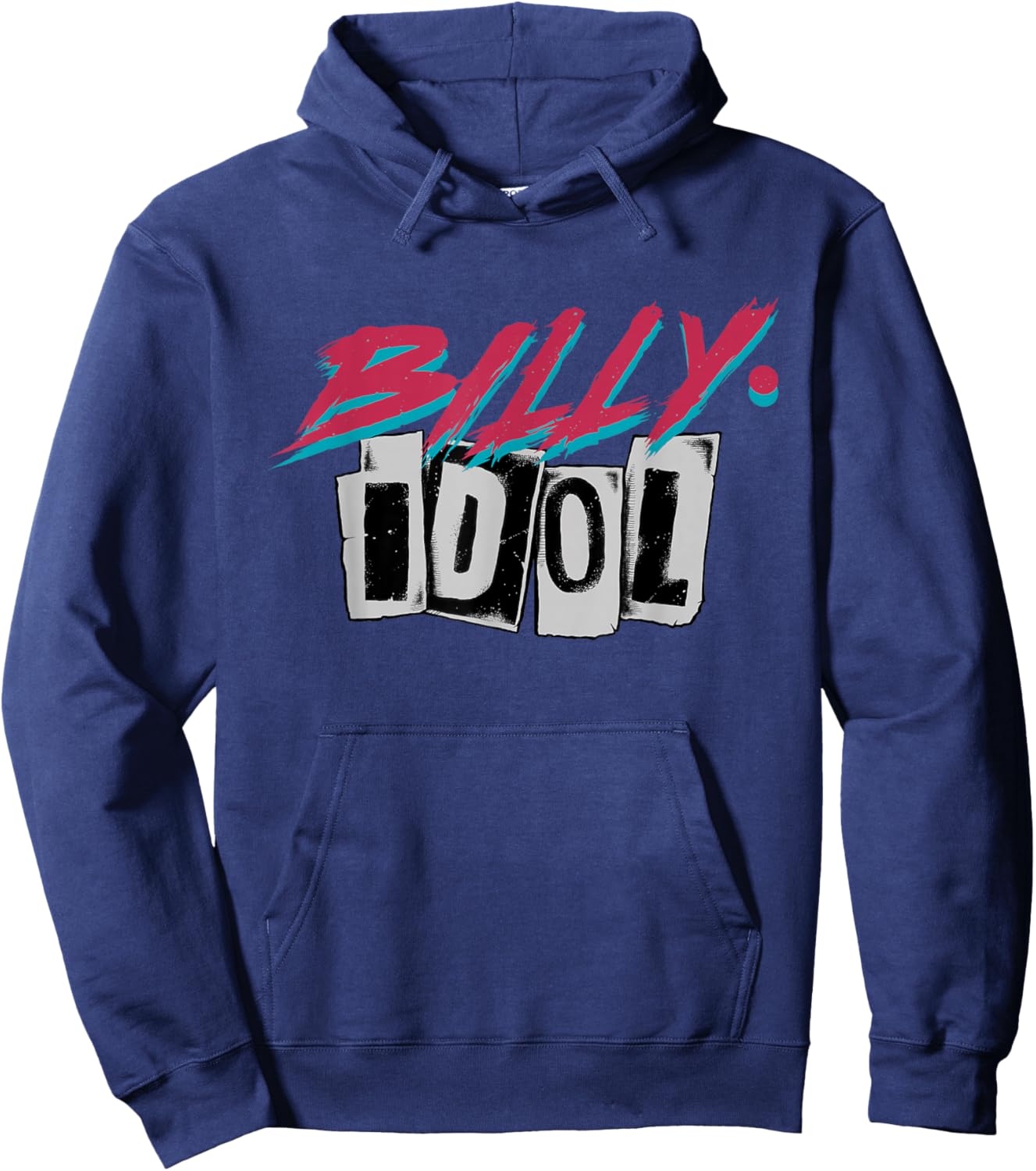 Billy Idol - Punk Logo Hoodie - Hoodie | Navy