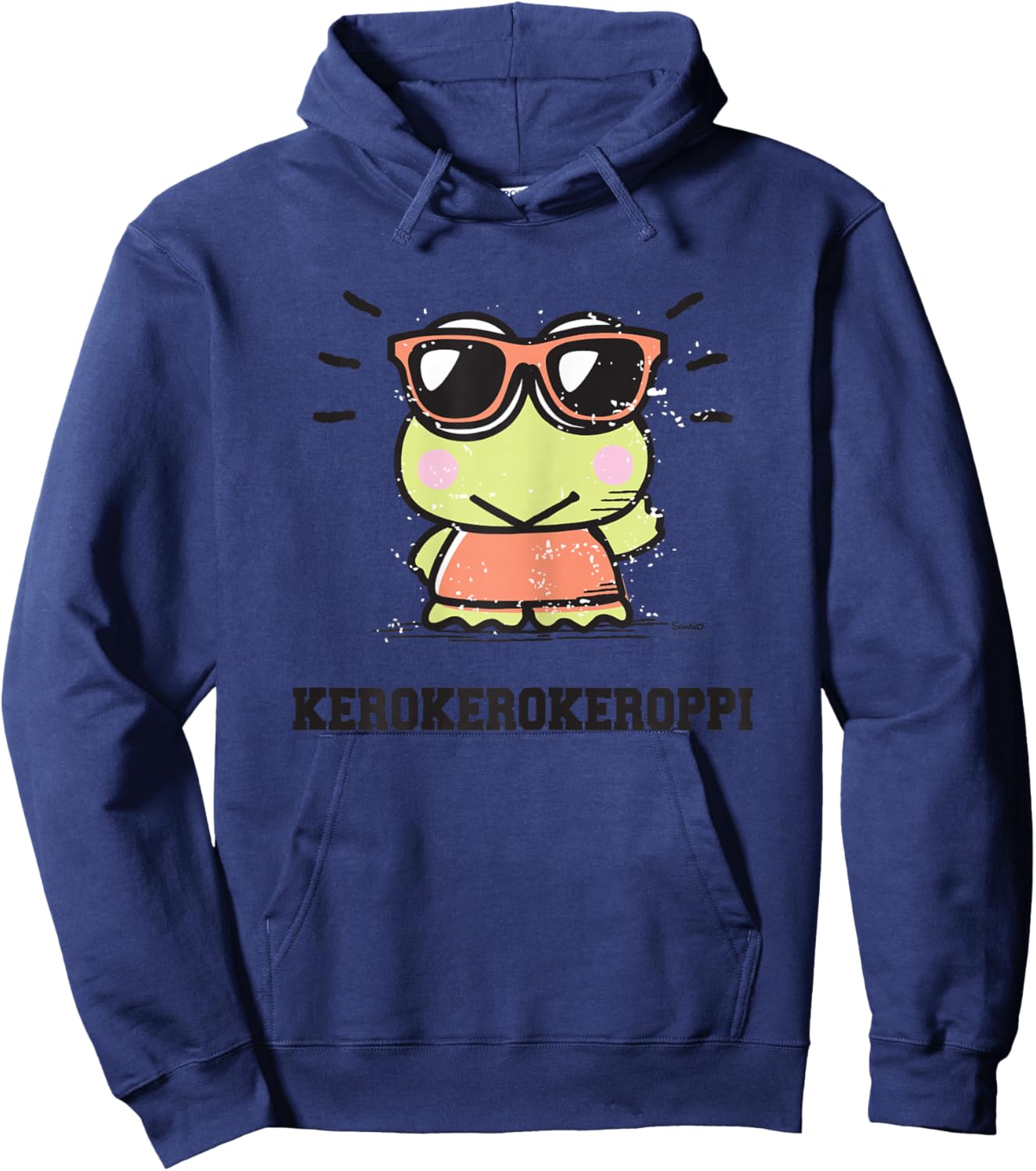 Hello Kitty - Keroppi Character Hoodie - Hoodie | Navy