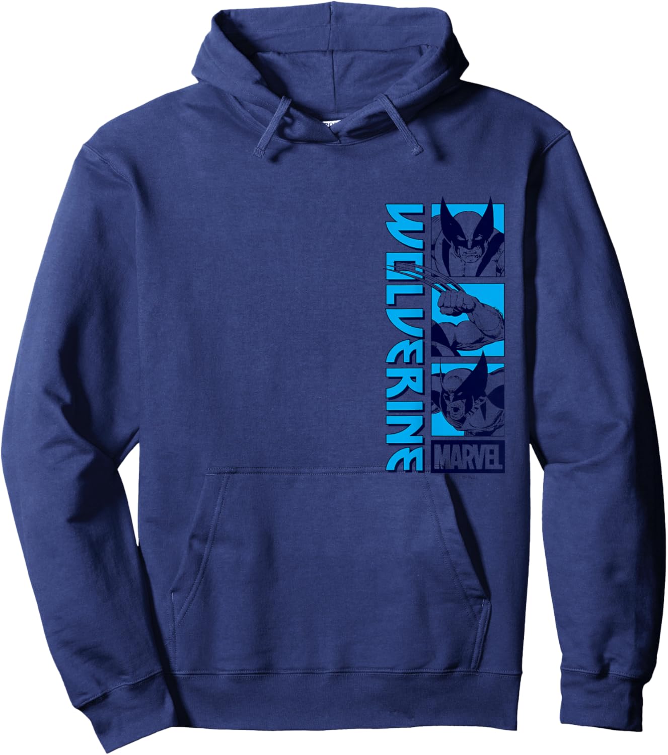 Wolverine - Logan - Stacked Grid Hoodie - Hoodie | Navy
