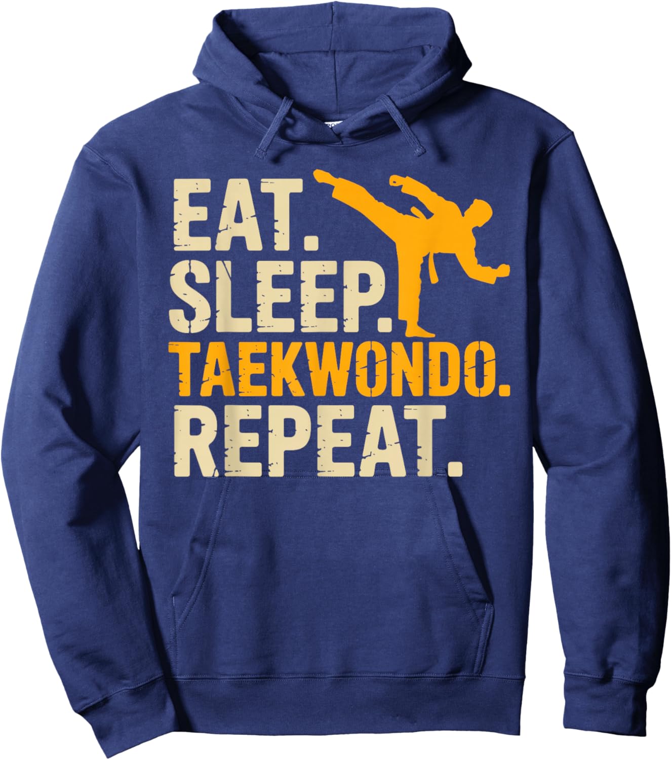 Funny Taekwondo Design Women Martial Arts Lover Hoodie - Hoodie | Navy