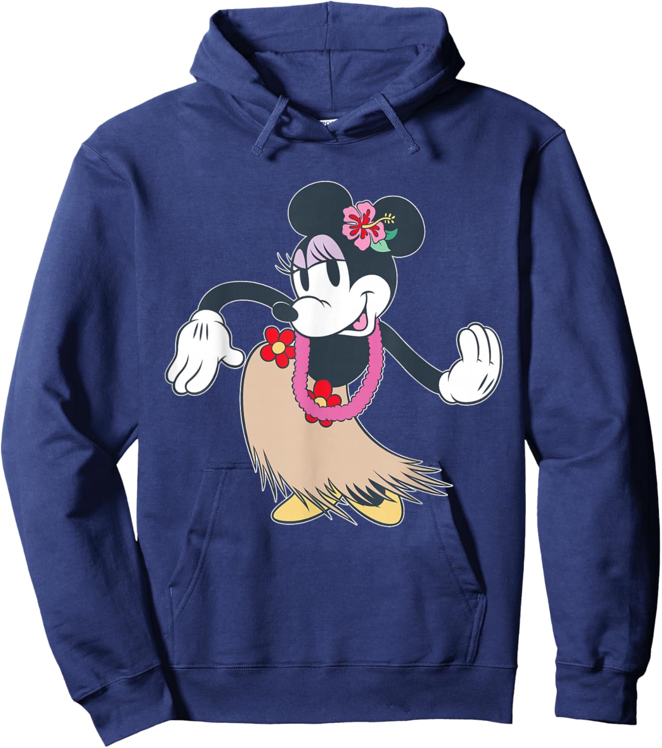 Disney Minnie Mouse Tropical Island Dance Hawai'i Inspired Hoodie - Hoodie | Navy