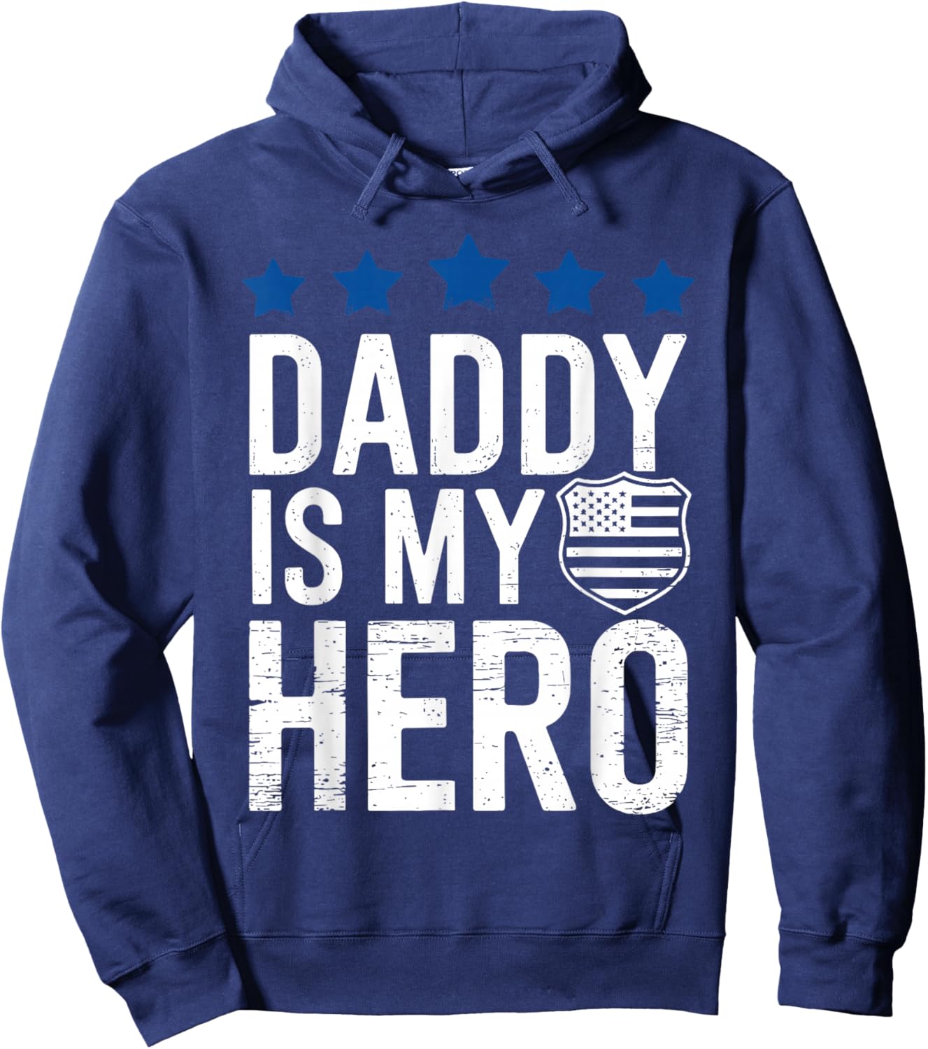Future Police Officer Design For Boys Girls Kids Police Cop Hoodie - Hoodie | Navy