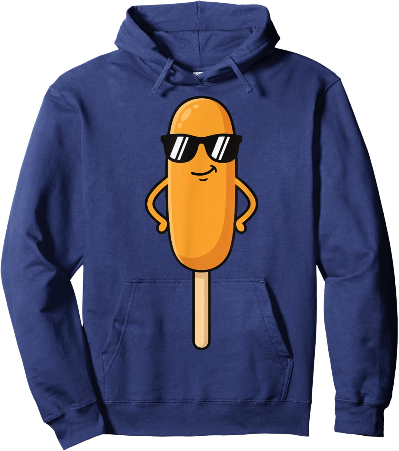 Corn Dog Sunglasses Hoodie - Hoodie | Navy