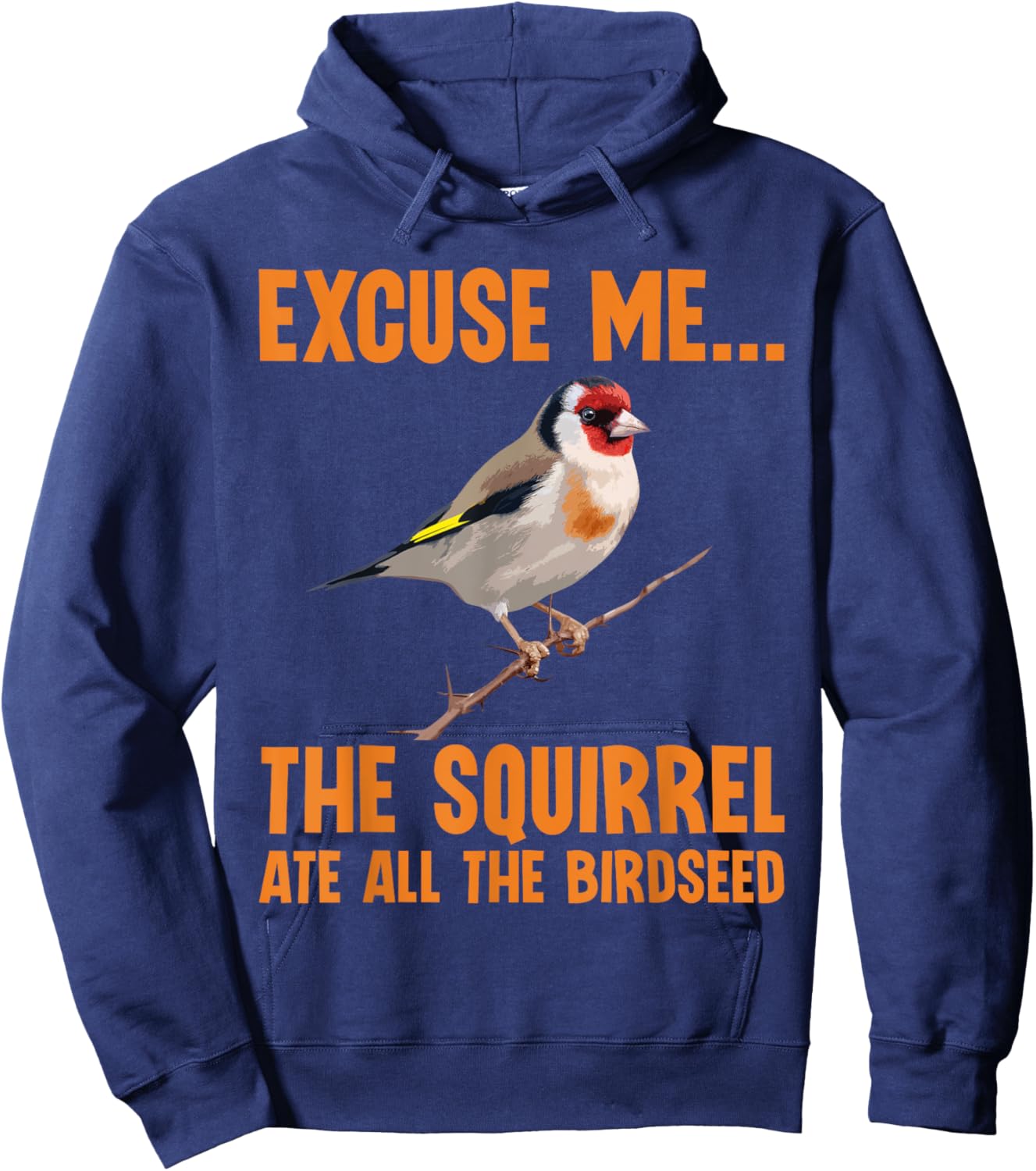 Bird Art Women Kid Bird Watching Birding Birdwatcher Hoodie - Hoodie | Navy