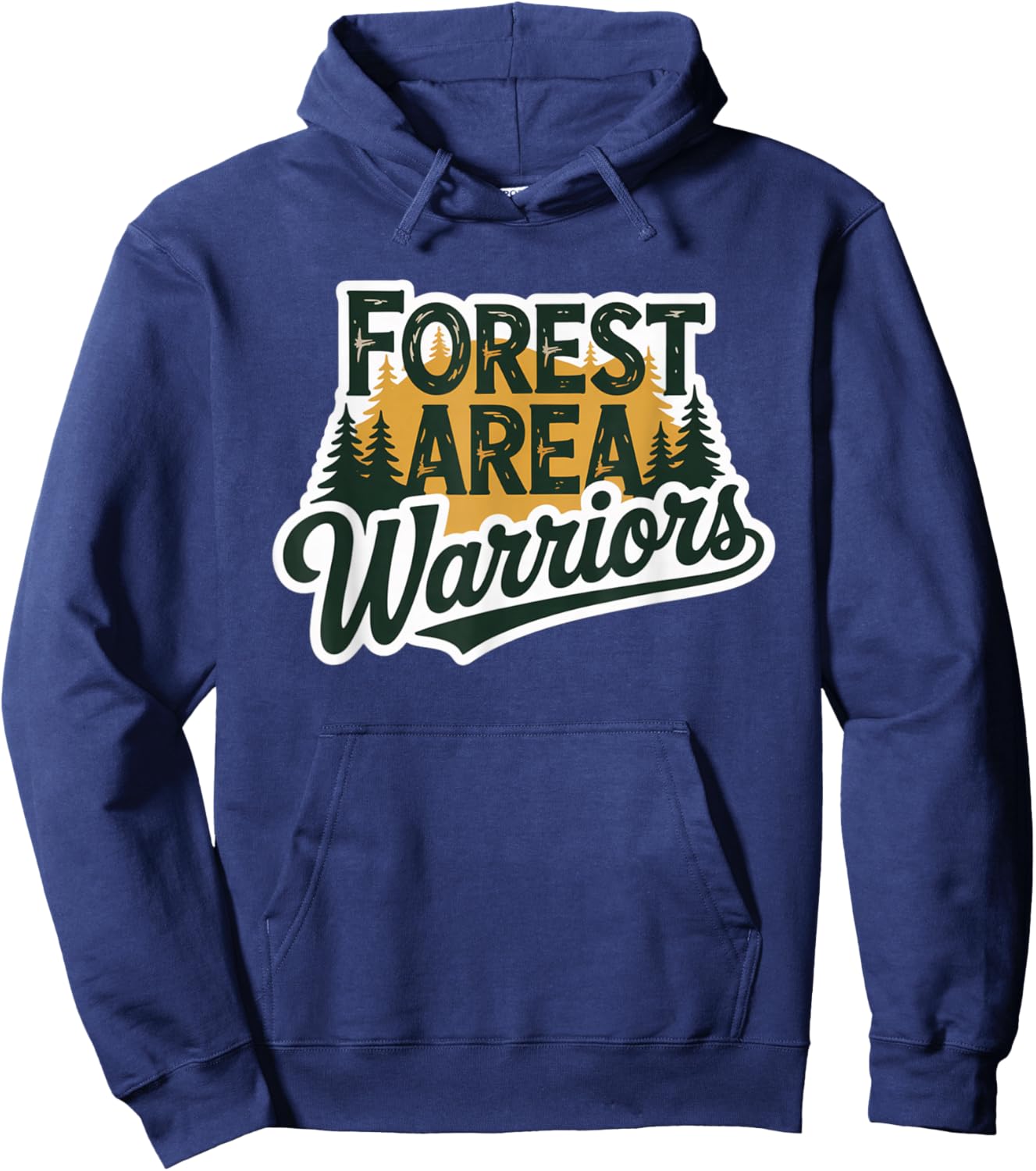 Fife Life Forest Area Design 1 Hoodie - Hoodie | Navy