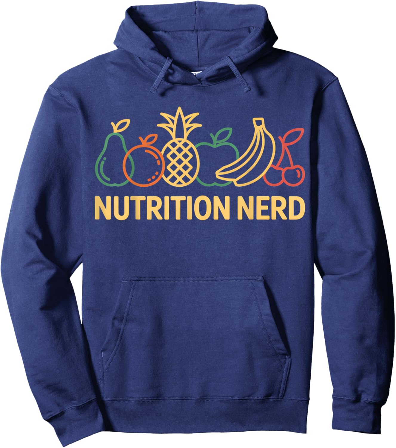 Nutrition Nerd Funny Nutritionist Dietician Nutrition Hoodie - Hoodie | Navy
