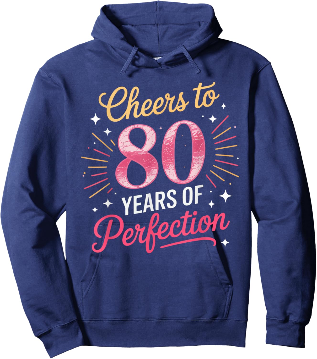 80th Birthday Shirt Gifts 80 Years Old Hoodie - Hoodie | Navy
