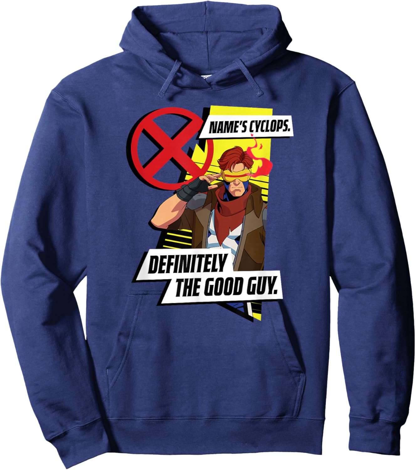 Marvel Studios X-Men '97 Season 2 Cyclops The Good Guy Hoodie - Hoodie | Navy