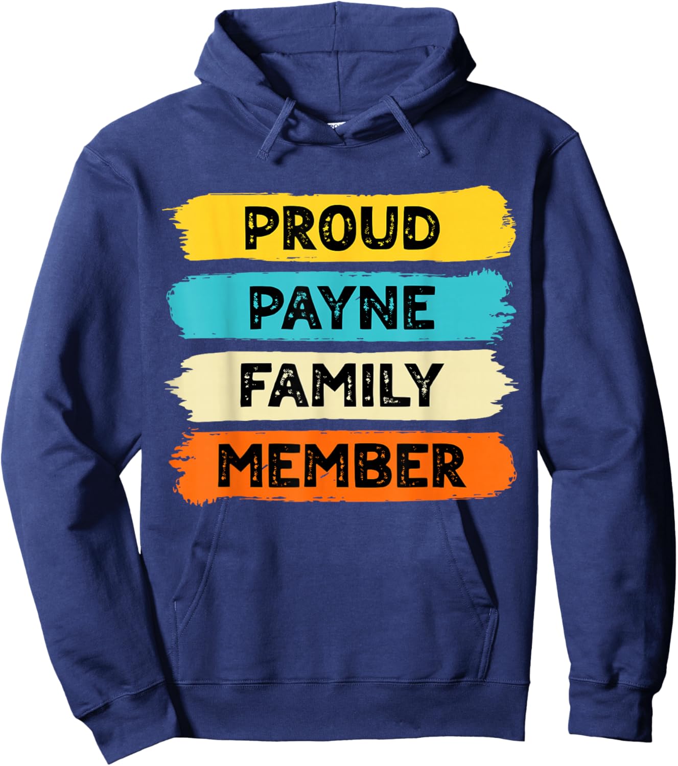 Payne Retro Payne Surname Payne Hoodie - Hoodie | Navy
