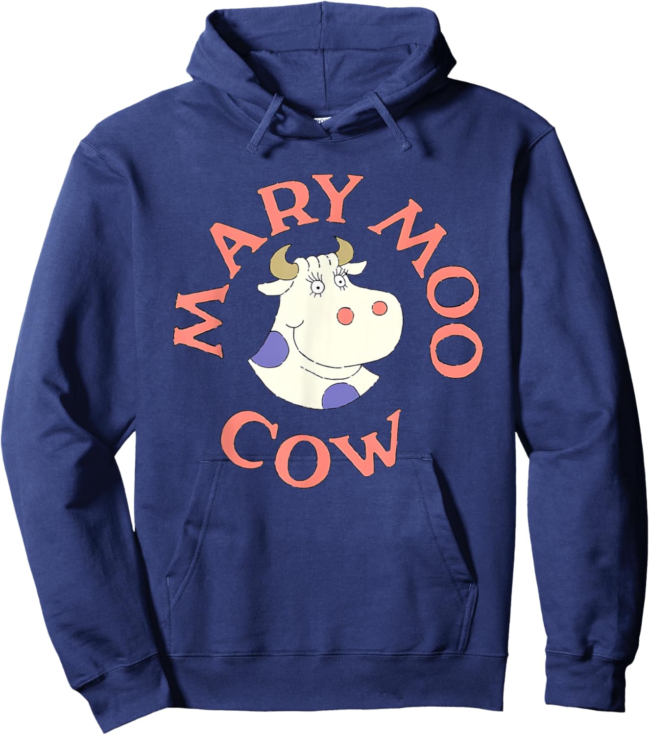 Mary moo cow Funny Women Hoodie - Hoodie | Navy