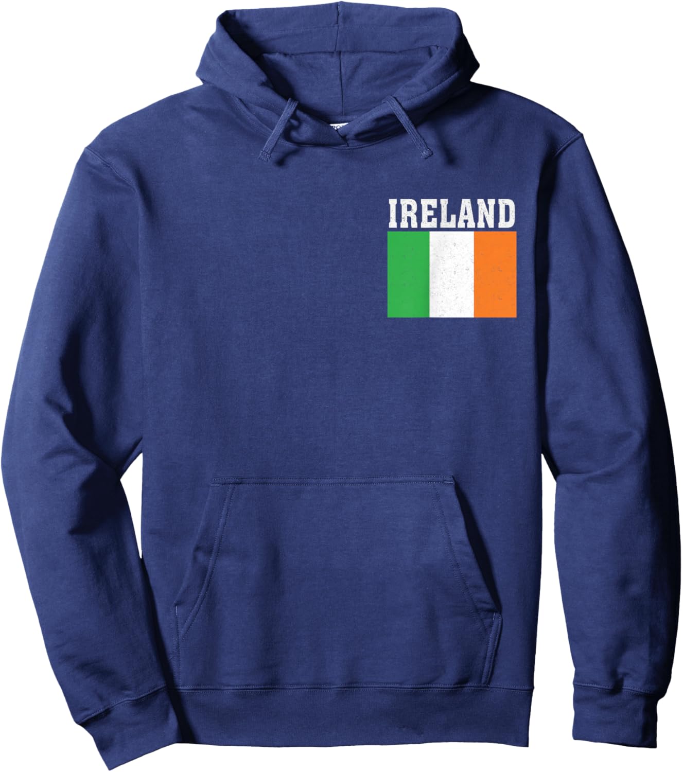 Ireland Flag Patriotic National Roots Souvenir Hoodie - Hoodie | Navy