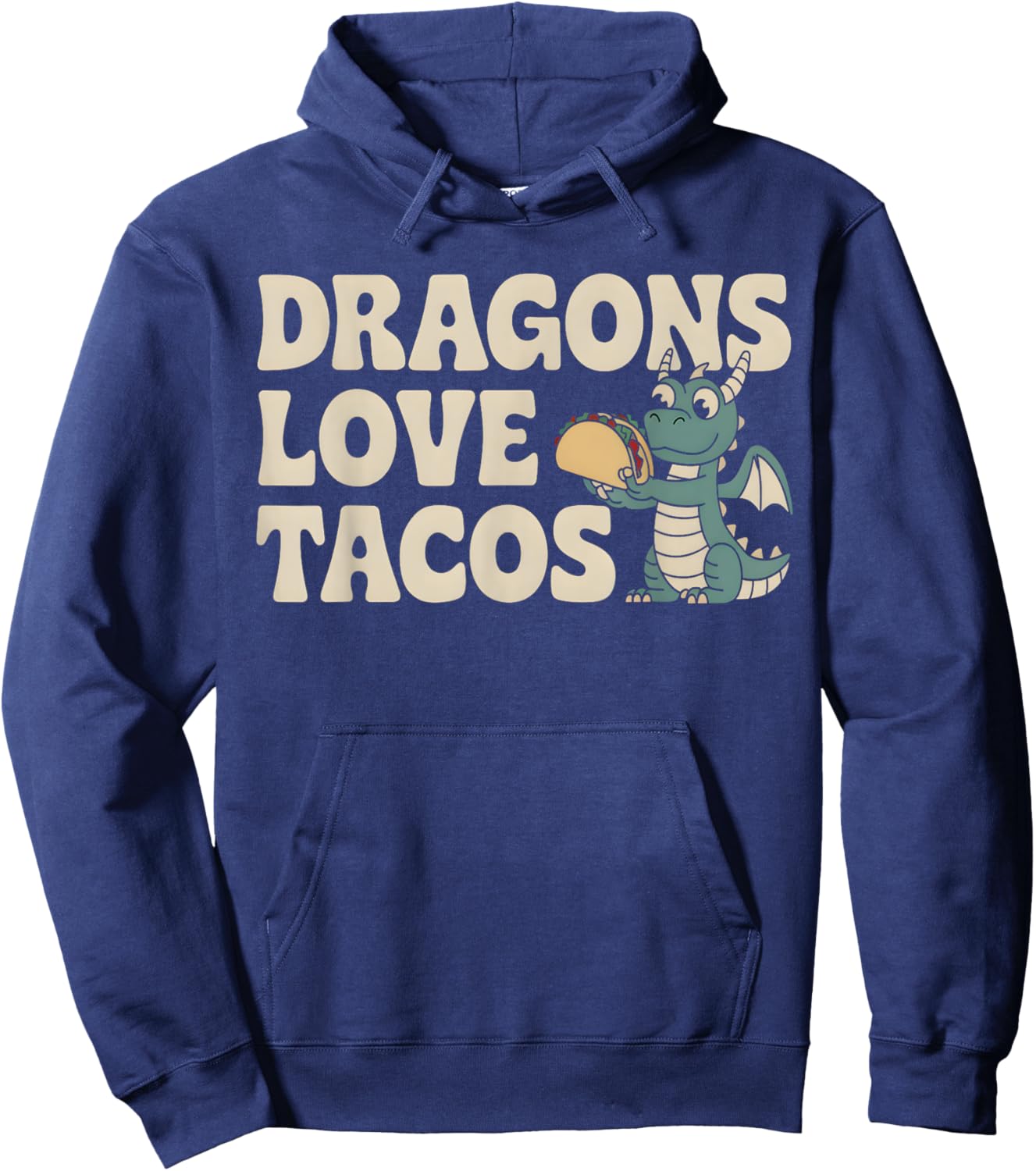 Dragons Love Tacos Cute Cinco De Mayo Mexican Food Kids Boys Hoodie - Hoodie | Navy