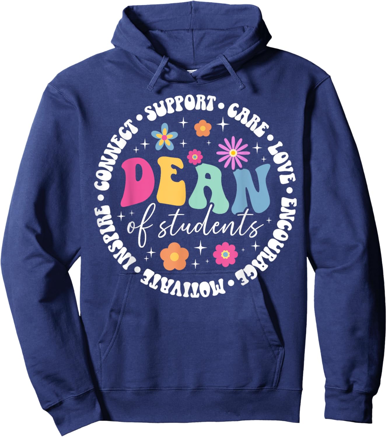 Dean Of Students Appreciation Circle Dean Of Students Hoodie - Hoodie | Navy
