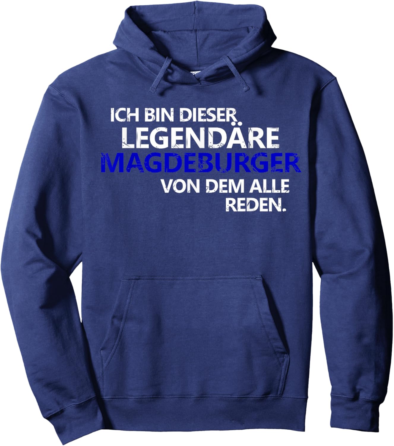 Magdeburg Legend FC Magdeburg Elbestadt Football Club Hoodie - Hoodie | Navy