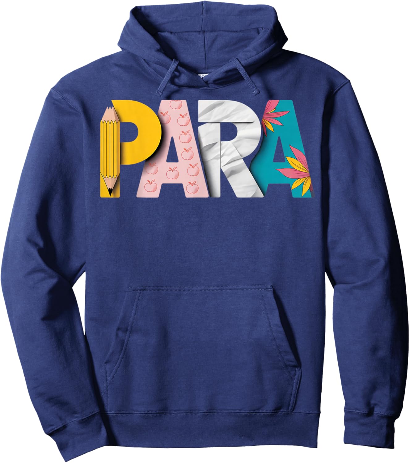 para Teacher Paras Teaching Paraprofessional Hoodie - Hoodie | Navy