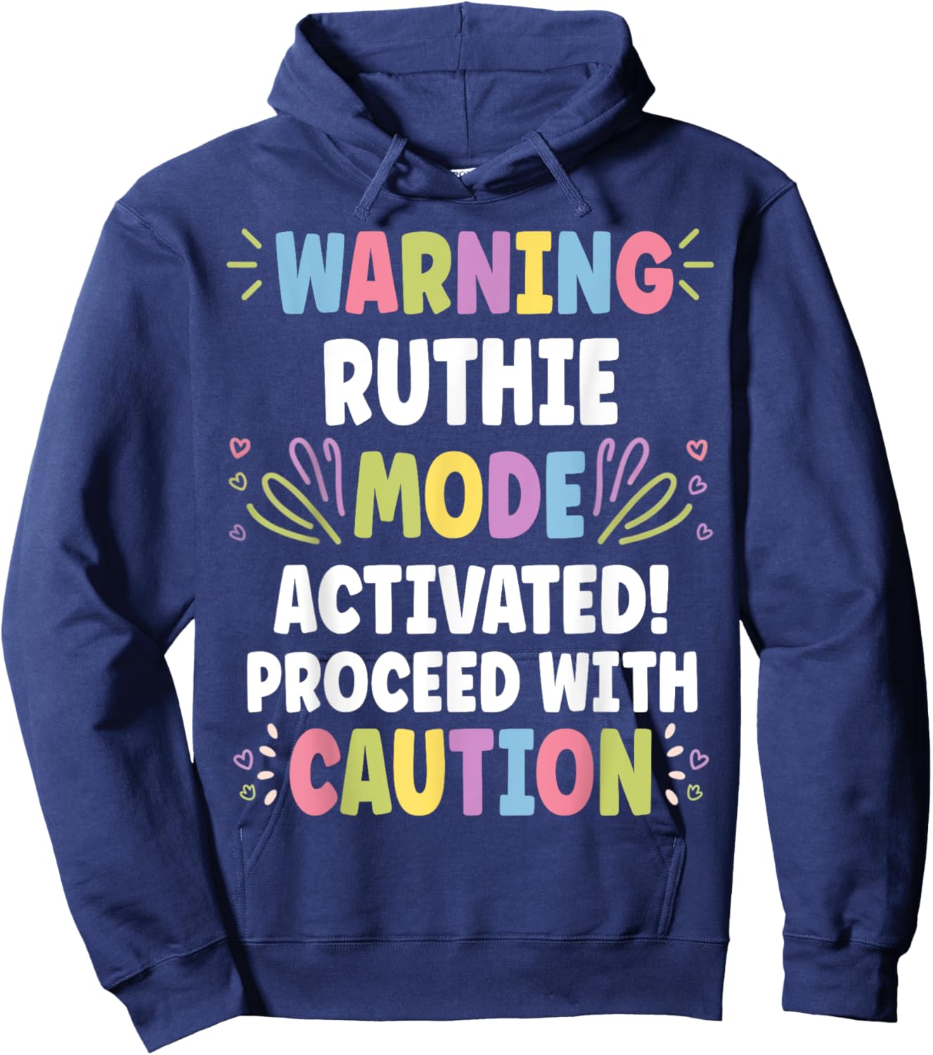 RUTHIE Personalized Name Funny Cute Custom RUTHIE Name Hoodie - Hoodie | Navy