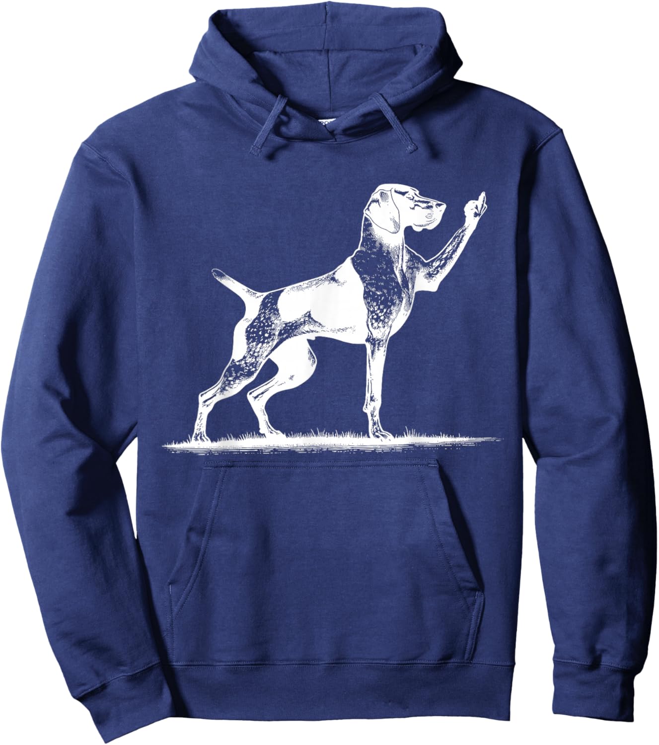 Rude Pointer Dog Asshole German Shorthaired Pointer Dog Hoodie - Hoodie | Navy