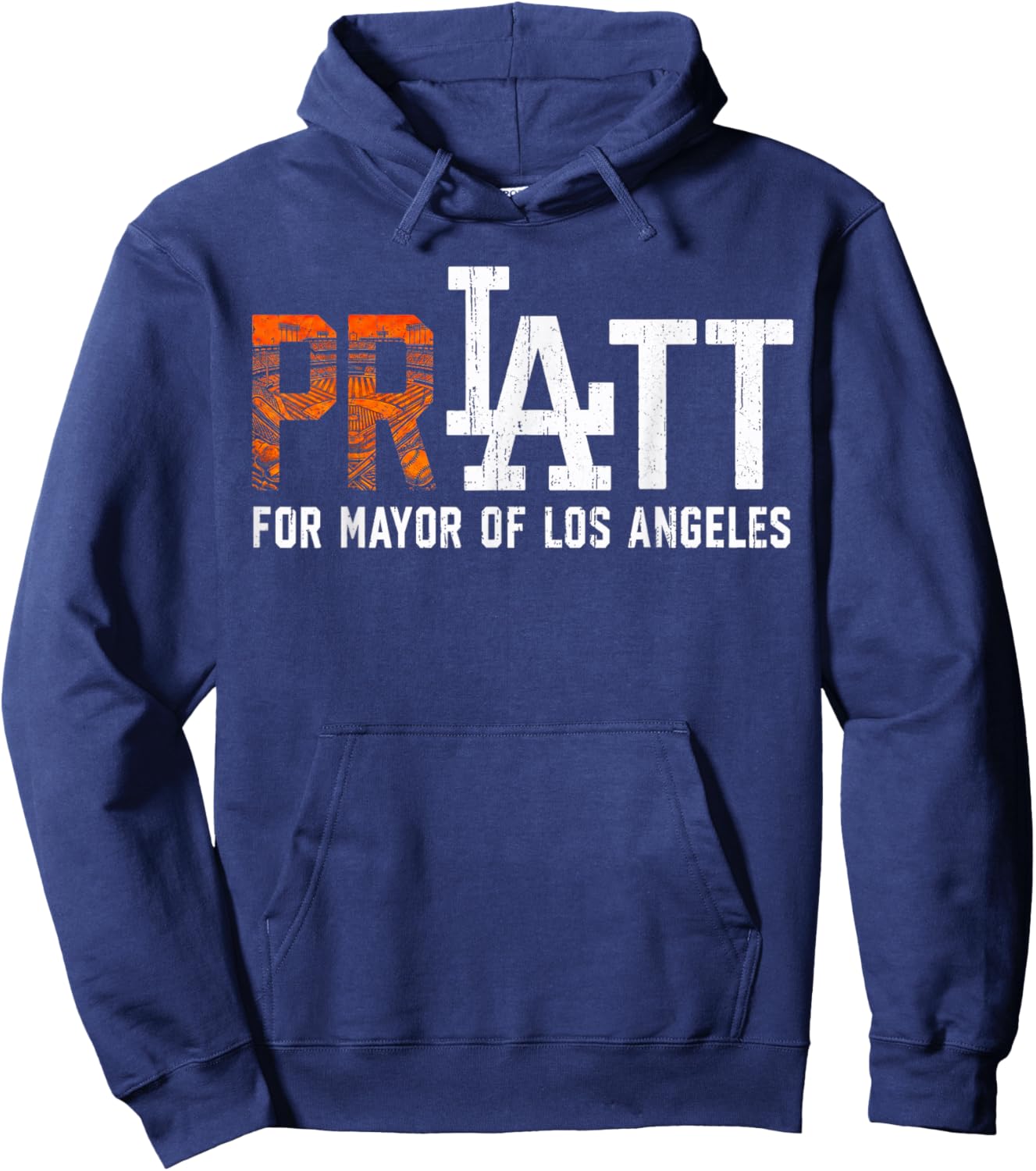 Pratt for Mayor of Los Angeles Hoodie - Hoodie | Navy