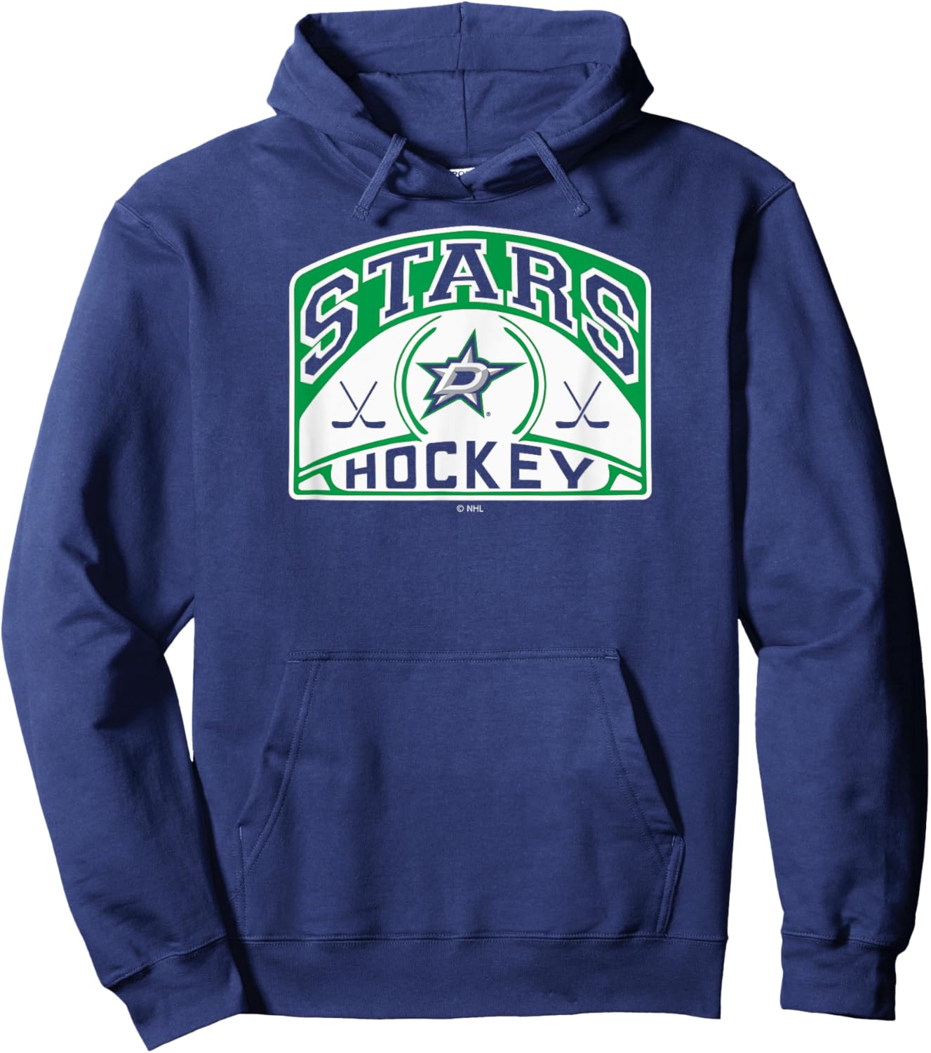 Dallas Stars Glide Black Officially Licensed Hoodie - Hoodie | Navy