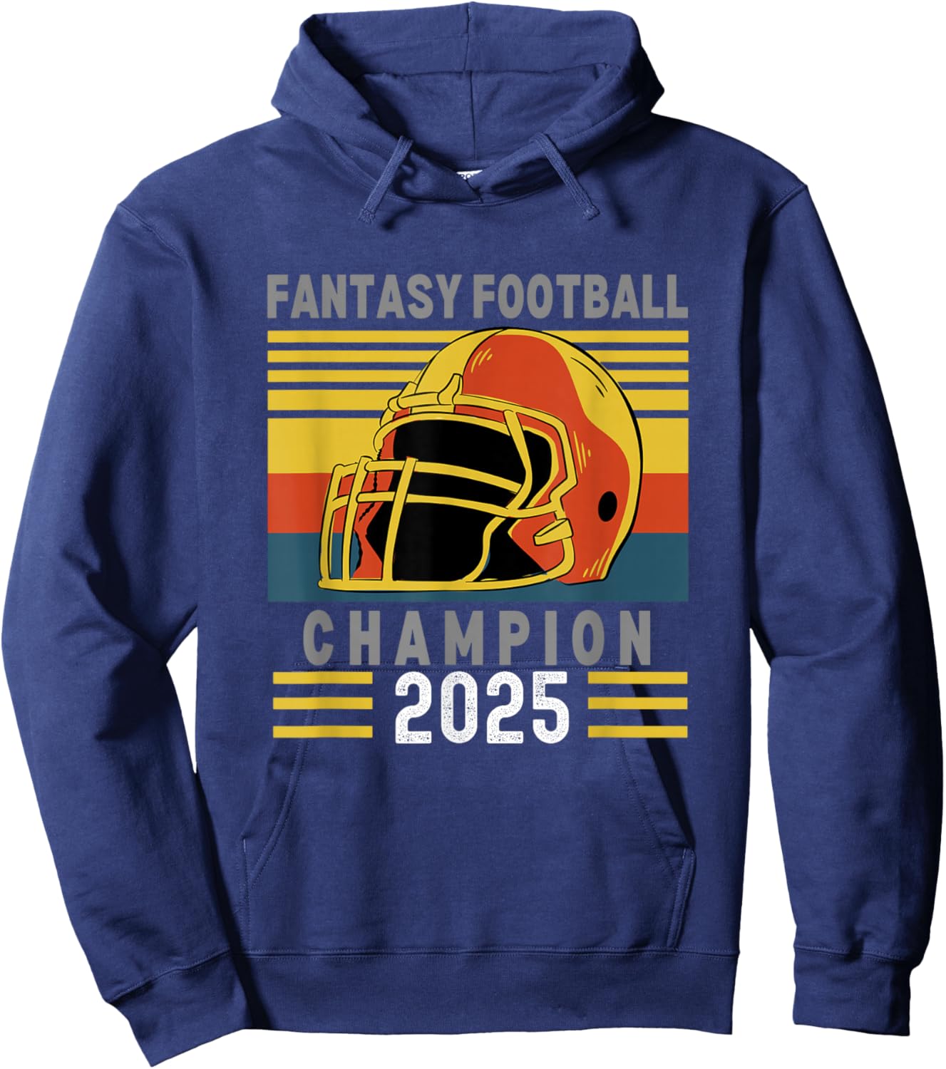 Fantasy Football 2025 League Champion Winner, 2025 FFL Champ Hoodie - Hoodie | Navy