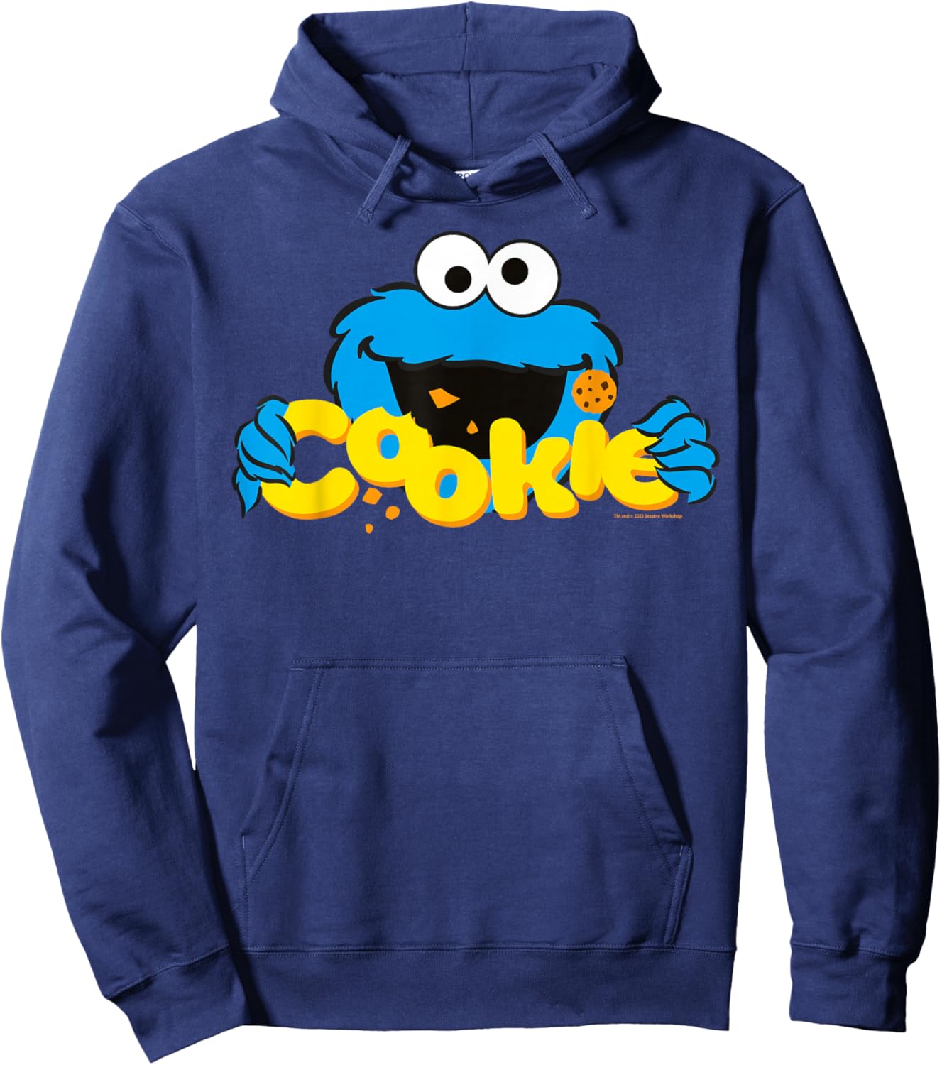 Sesame Street Cookie Monster Fun Best Cookies Ever Classic Hoodie - Hoodie | Navy