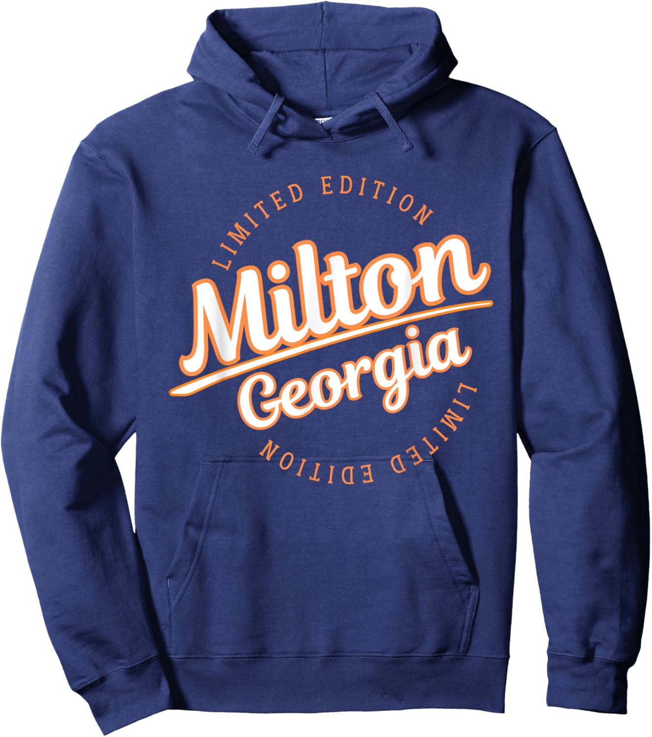 Retro Athletic Milton GA Apparel Hoodie - Hoodie | Navy