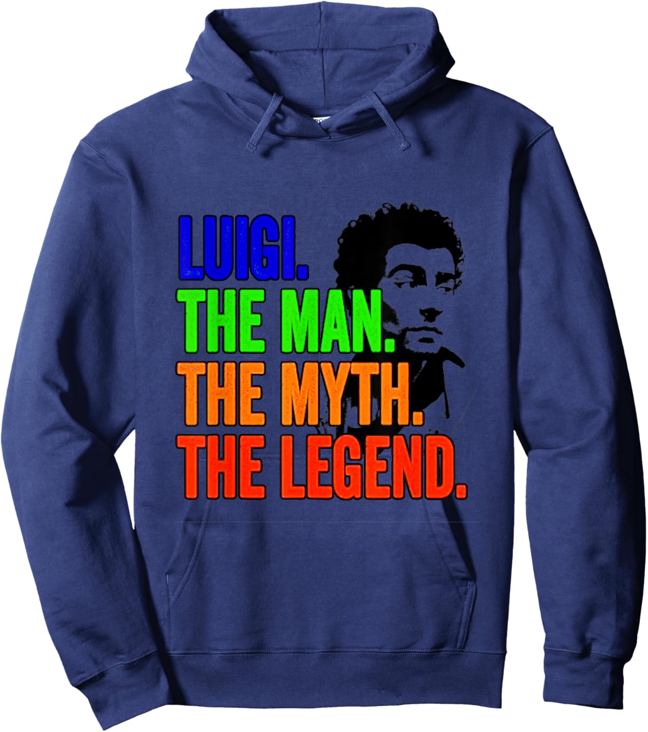 Luigi The Man The Myth The Legend Hoodie - Hoodie | Navy