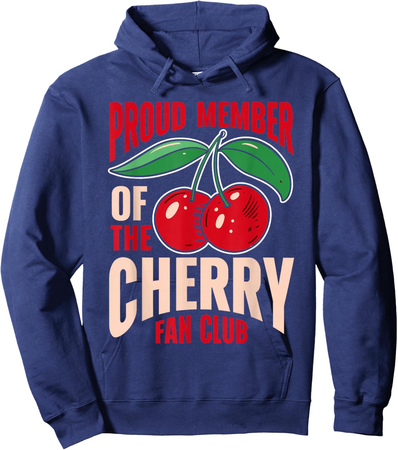 Cherry Shirts Fruits Cherry Lover , Women & Kids - Black, Small, Short Sleeve, Summer Hoodie - Hoodie | Navy