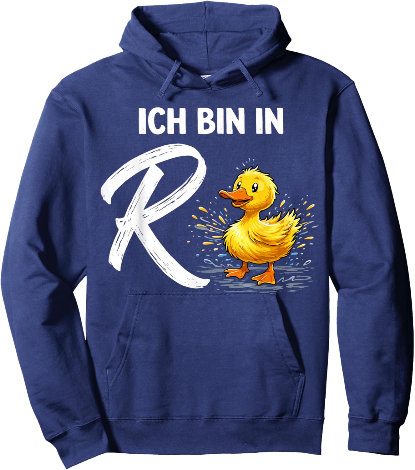 with German Text "Ich Bin IN R Ente - Rente X" [German Language] Hoodie - Hoodie | Navy