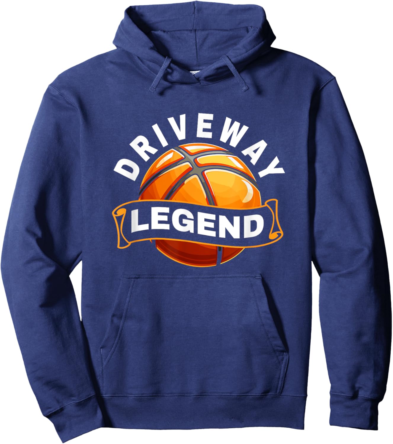Funny Basketball - Driveway Legend - Basketball Player Hoodie - Hoodie | Navy