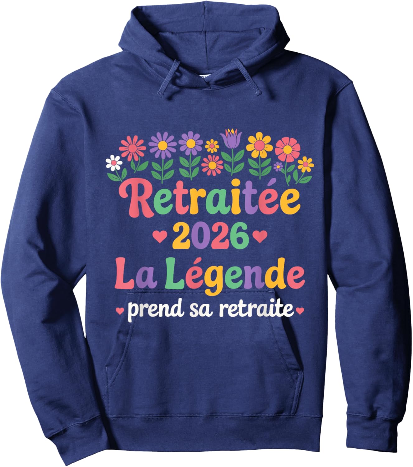 Retirement Retired Woman 2026 The Legend Retires Hoodie - Hoodie | Navy