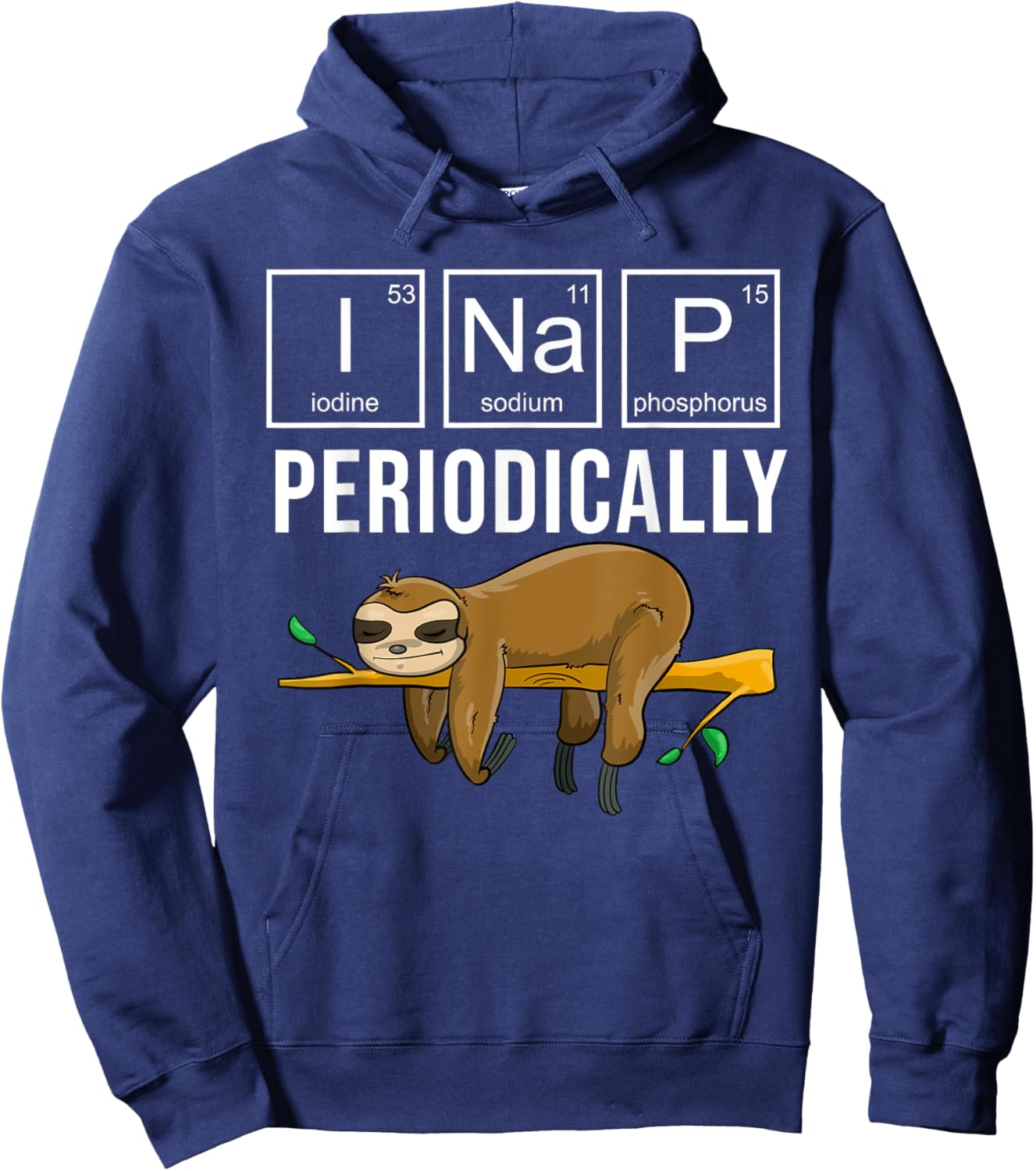 Nap Art Women Kids Sleep Nap Periodically Nap Lover Hoodie - Hoodie | Navy
